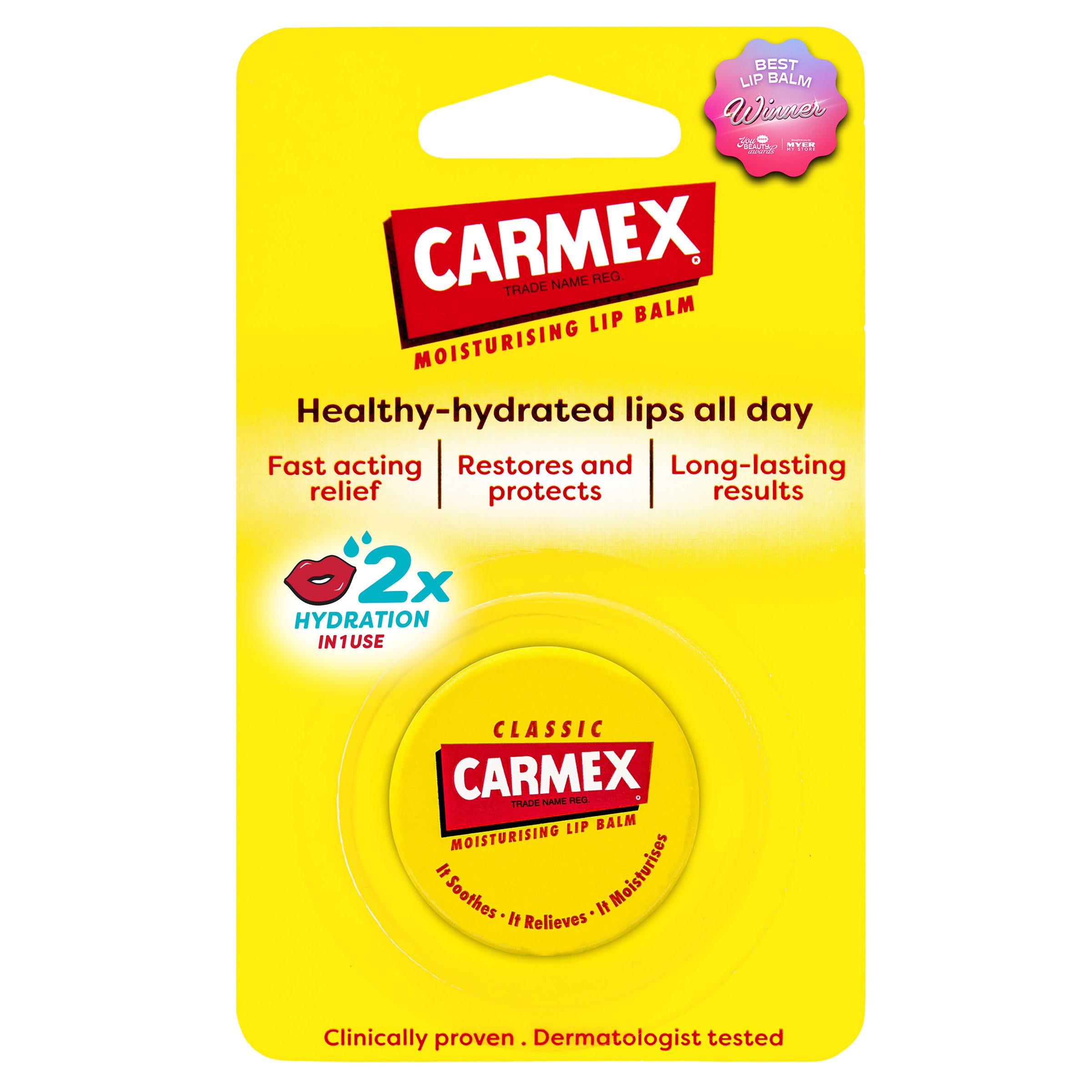 Carmex Moisturising Lip Balm Pot 7.5g - Image 1