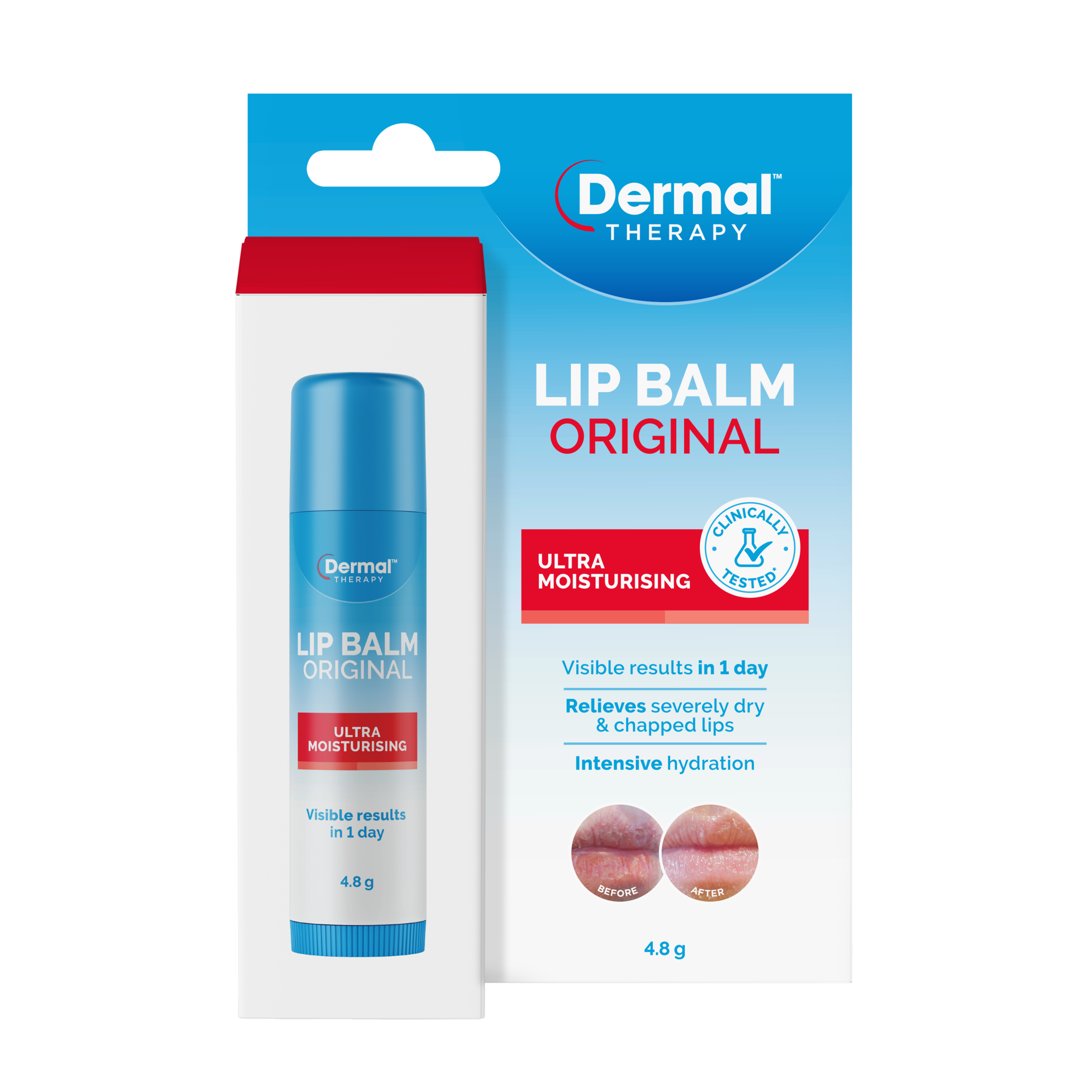 Dermal Therapy Lip Balm Original Stick 4.8g - Image 1