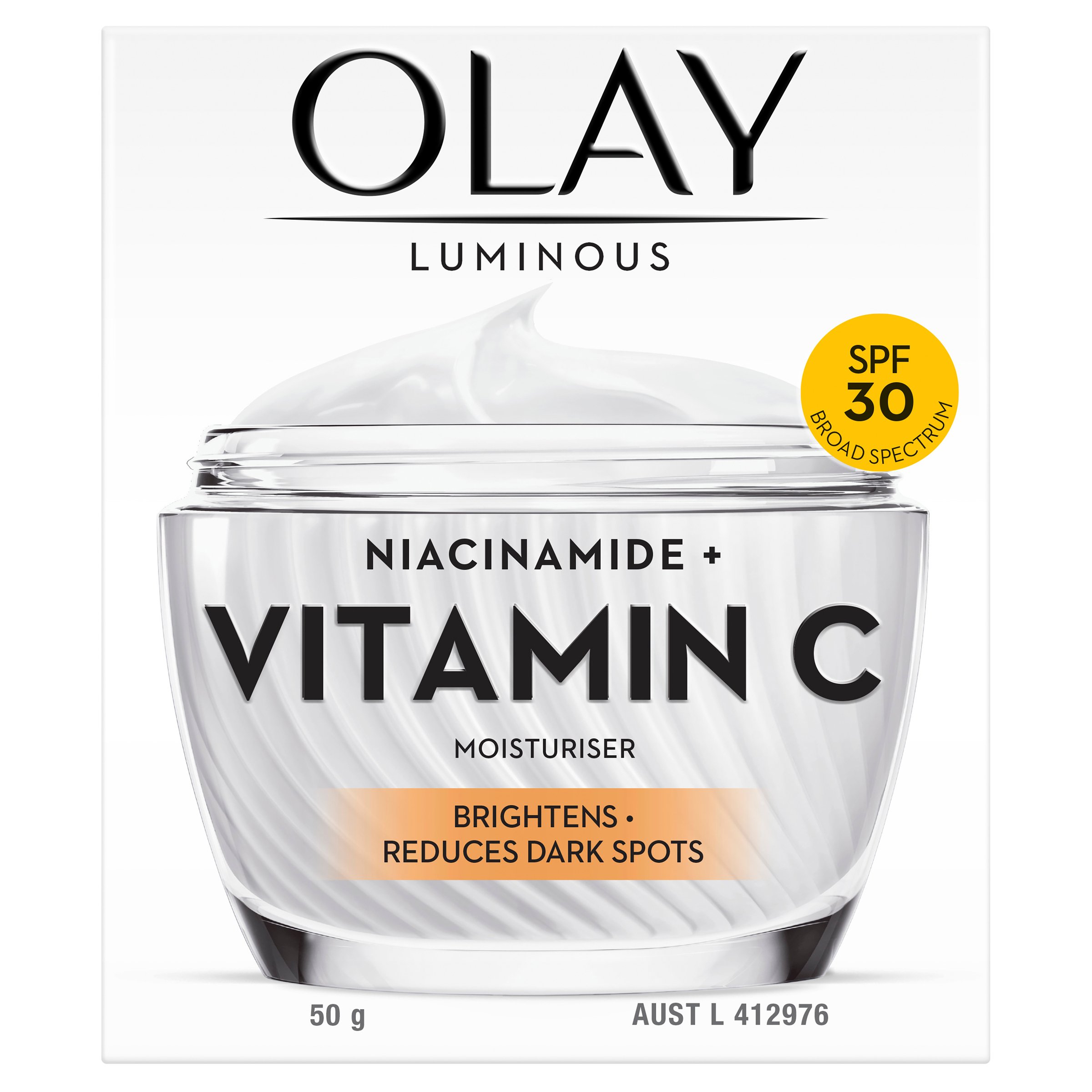 Olay Luminous Vitamin C Cream SPF30 - 50g - Image 1
