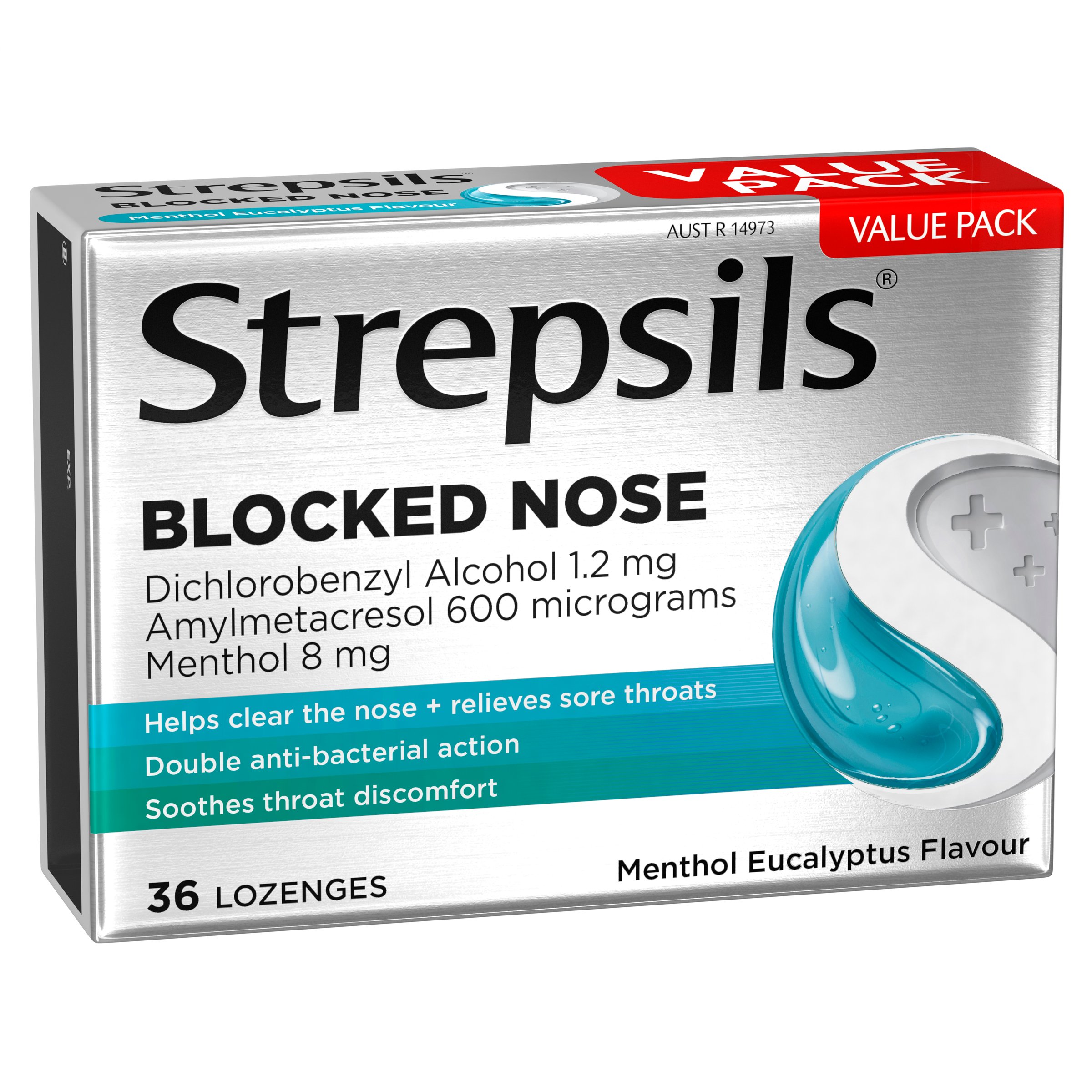 Strepsils Plus Blocked Nose 36 lozenges - Image 8