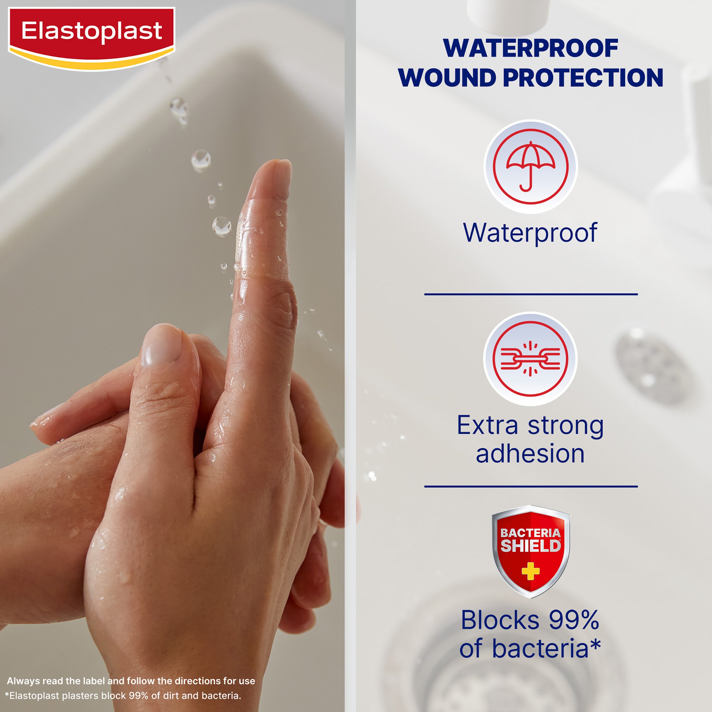 Elastoplast Aqua Protect Waterproof Strips 40 pack - Image 4