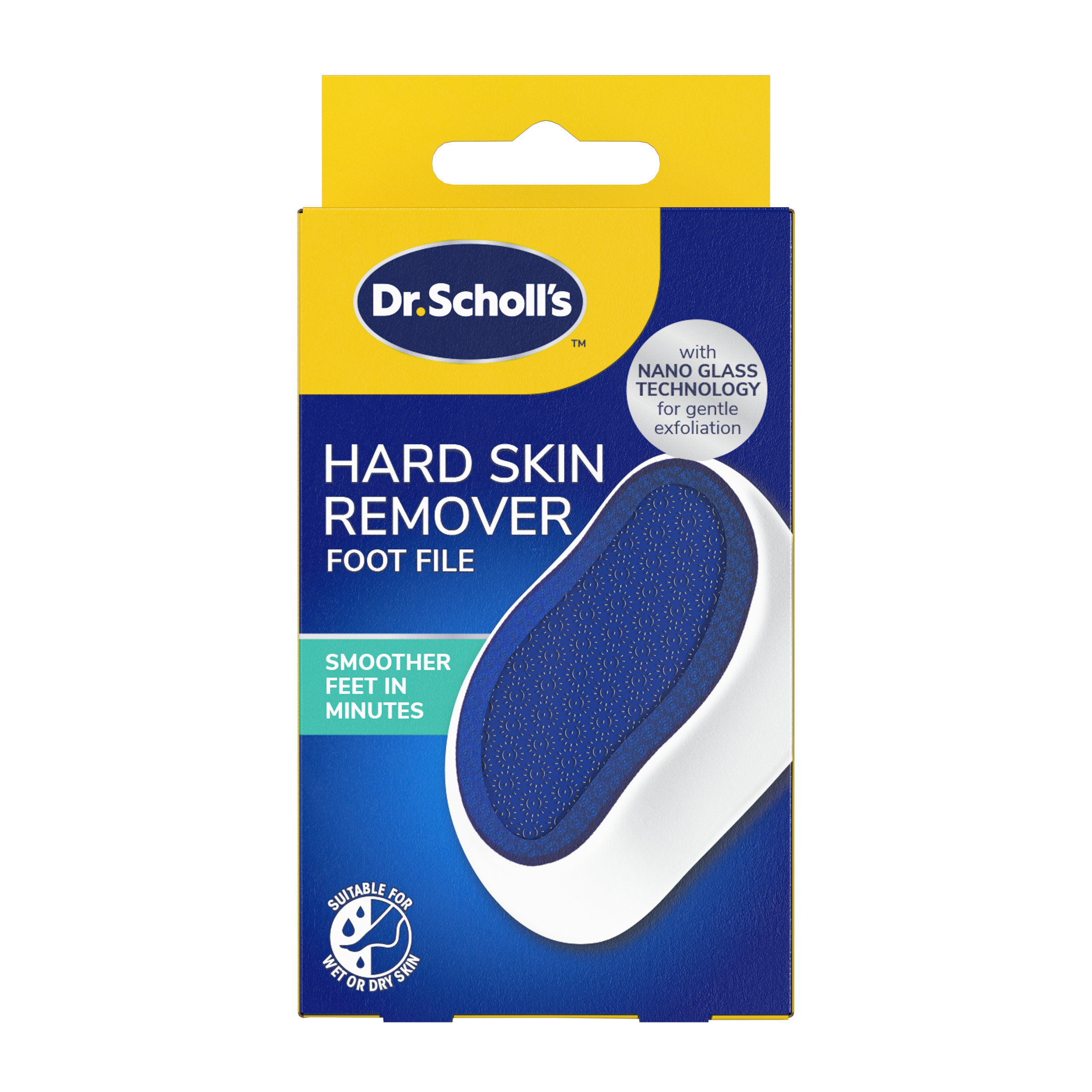 Dr Scholl Expertcare Hard Skin Remover Foot File (Nano) 1 unit - Image 1