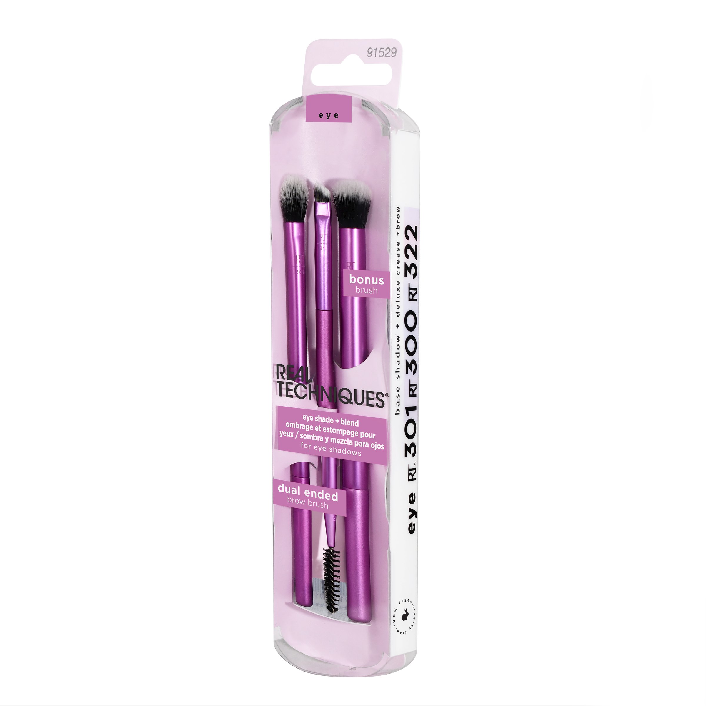Real Techniques Eye Shade + Blend Brush Set 1 each - Image 4