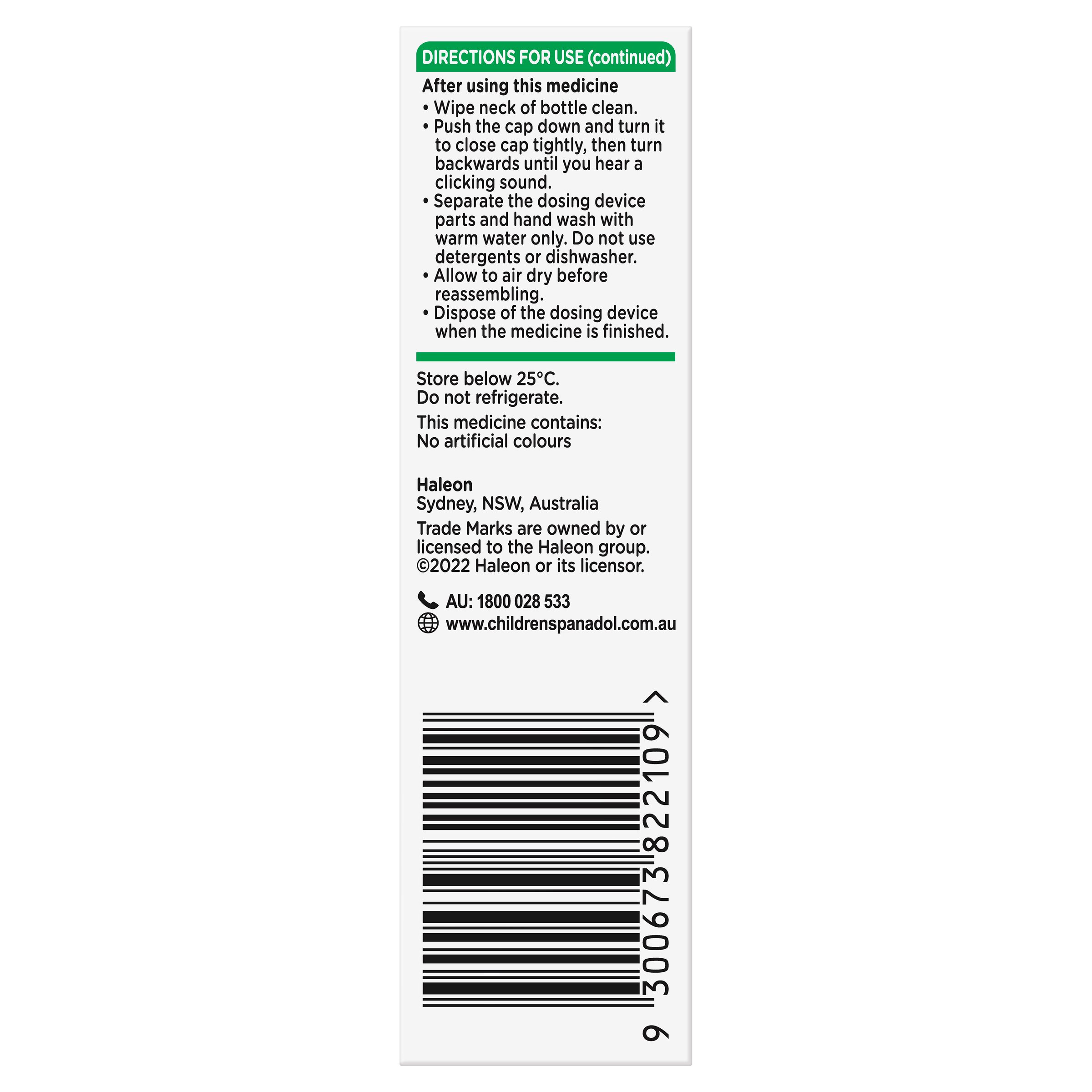 Panadol Children 1 Month to 1 Year Baby Drops With Dosing Device 20ml - Image 3