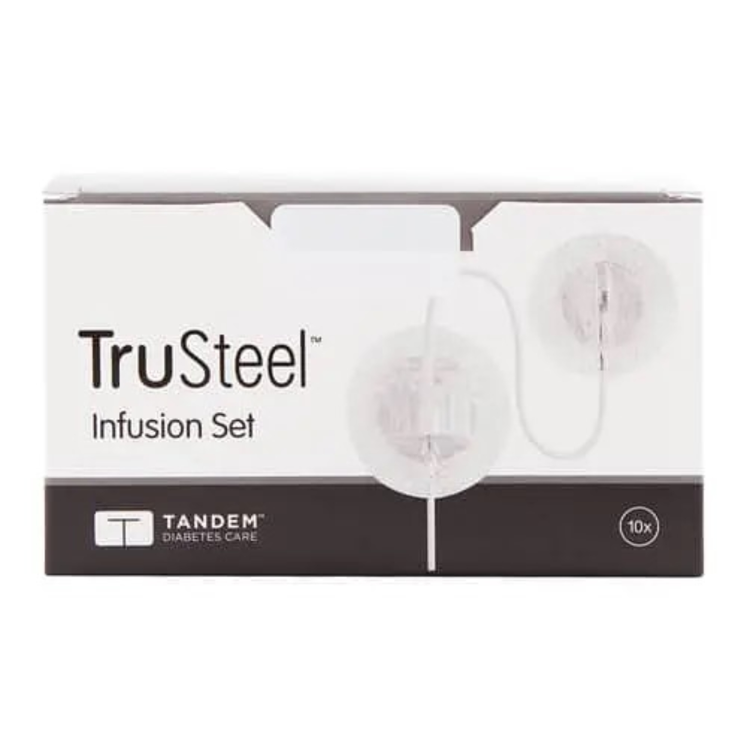 Tandem TruSteel Infusion Set t:lock (6mm/80cm) x 10 - Image 1