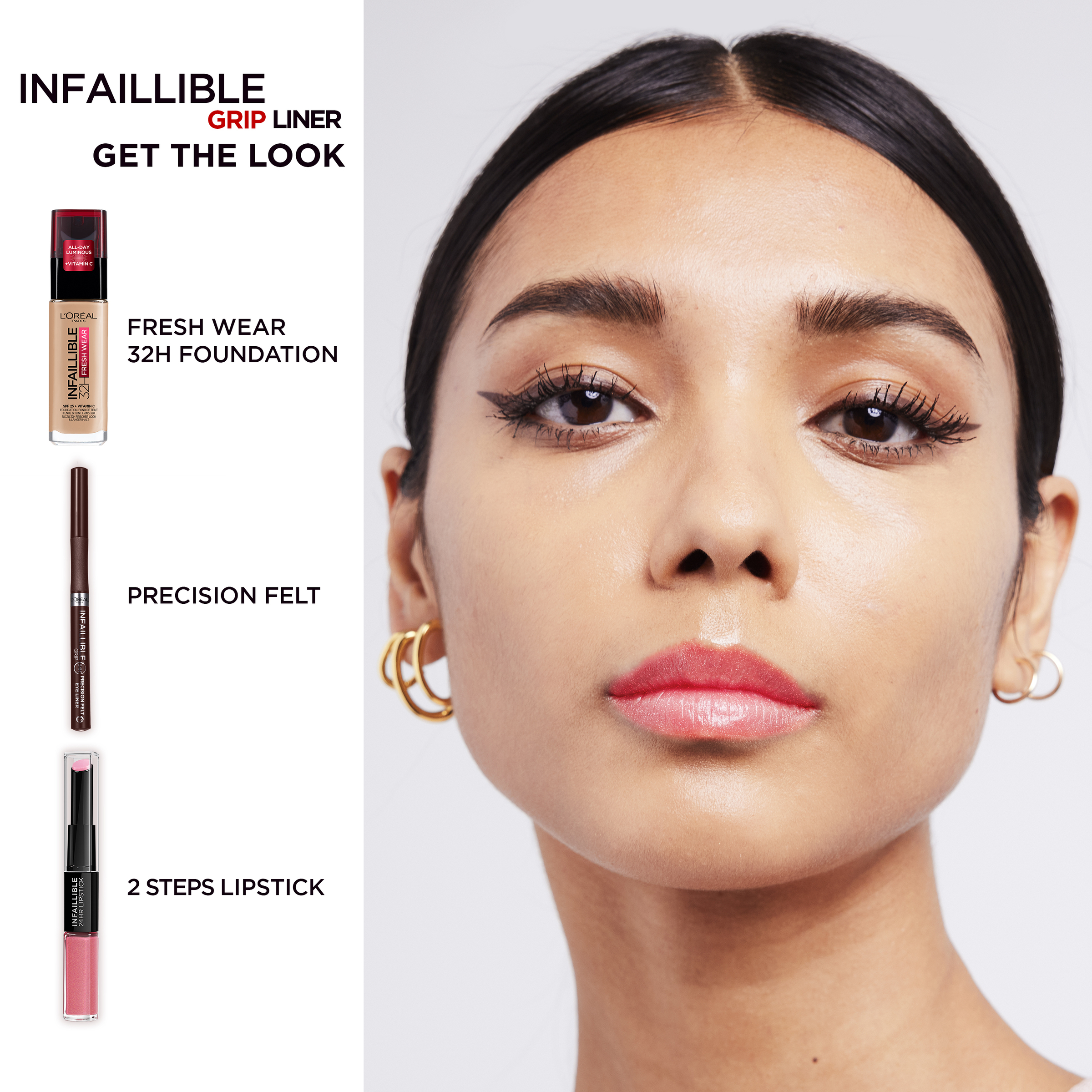 L'Oreal Paris Infallible Grip 27H Precision Felt Black 1 each - Image 8