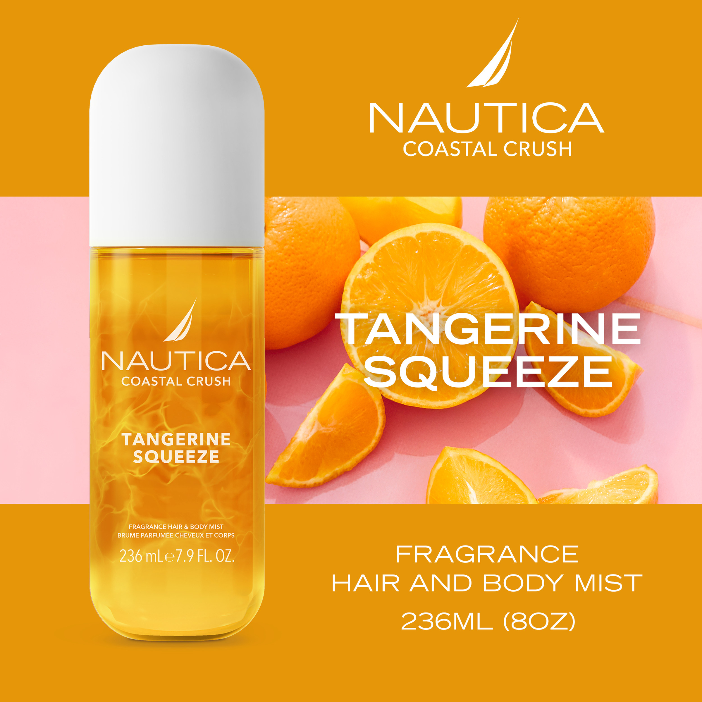 Nautica Coastal Crush Tangerine Squeeze Body Mist 236ml - Image 3