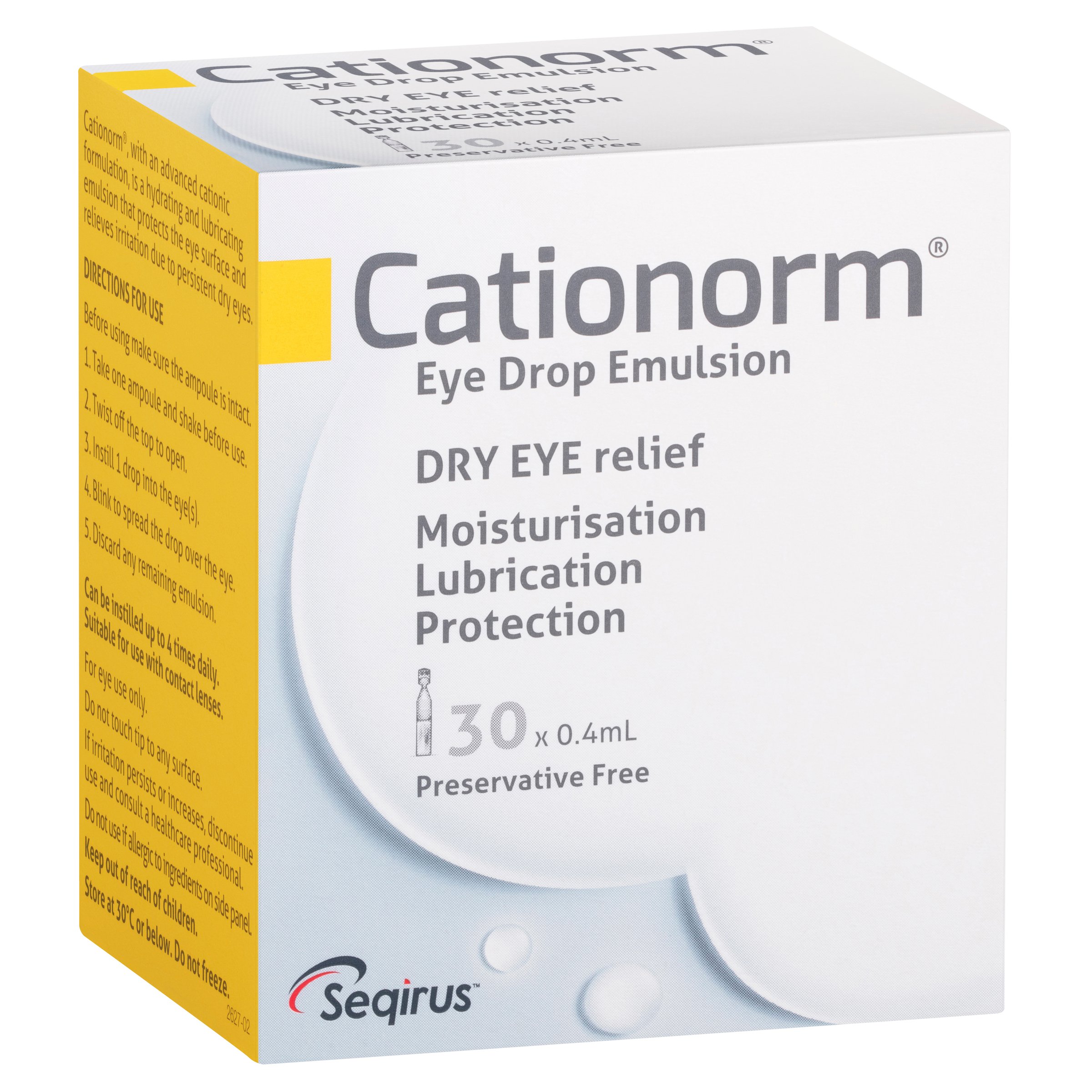 Cationorm Single Use Ampoules 0.4ml X 30ml - Image 7