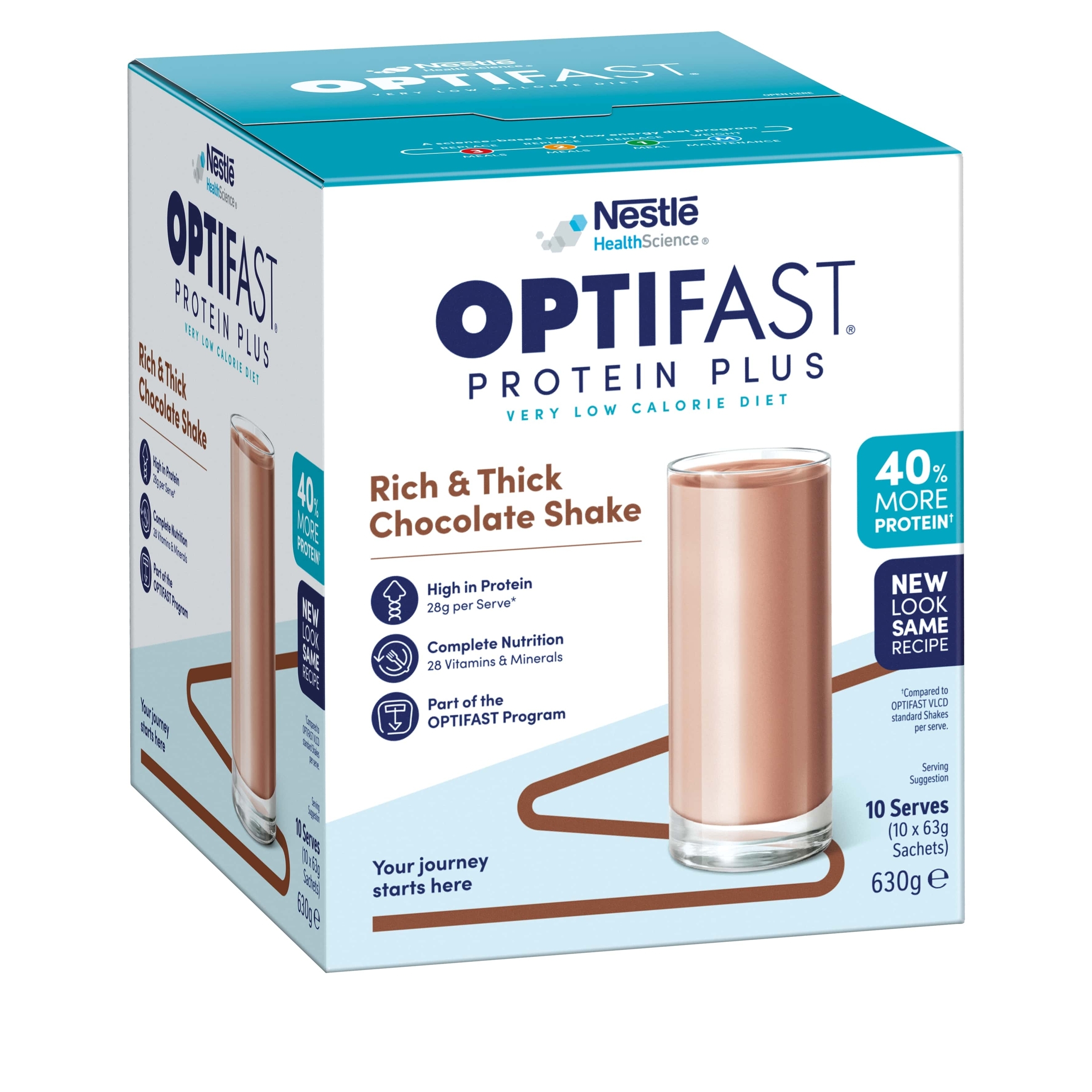 Optifast Protein Plus Shake Chocolate 10 pack - Image 5