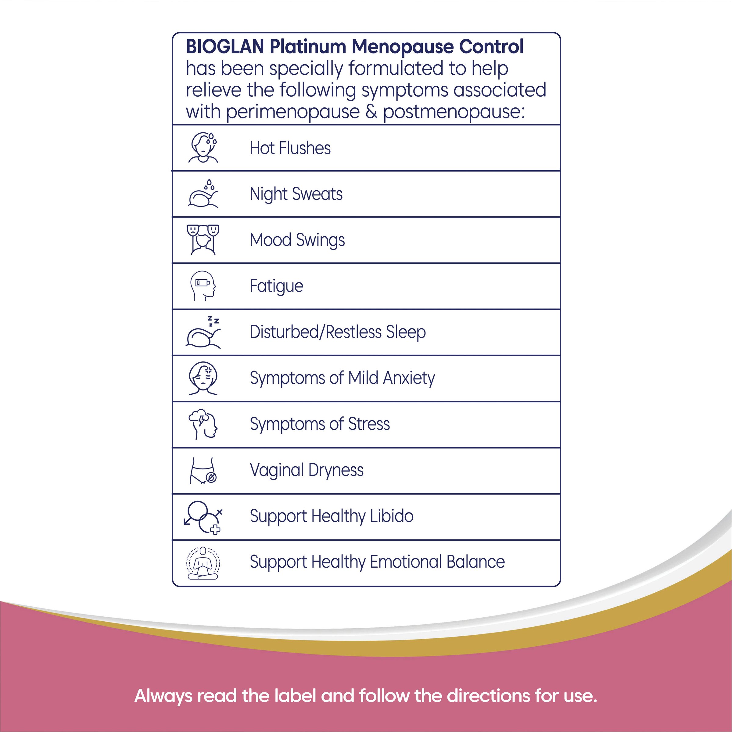 Bioglan Platinum Complete Menopause Control 60 capsule - Image 8