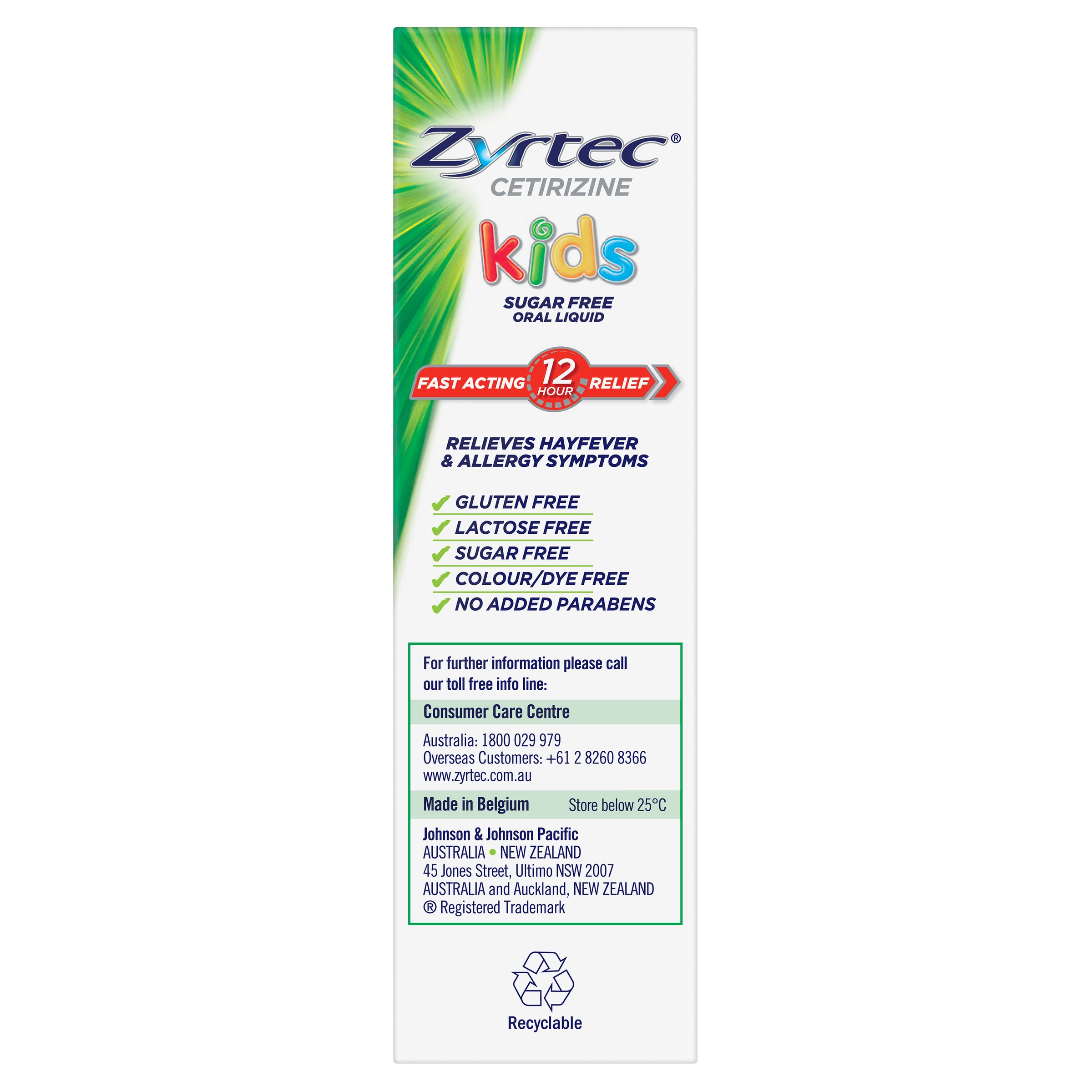 Zyrtec Kids Liquid Bubble Gum 60ml - Image 3