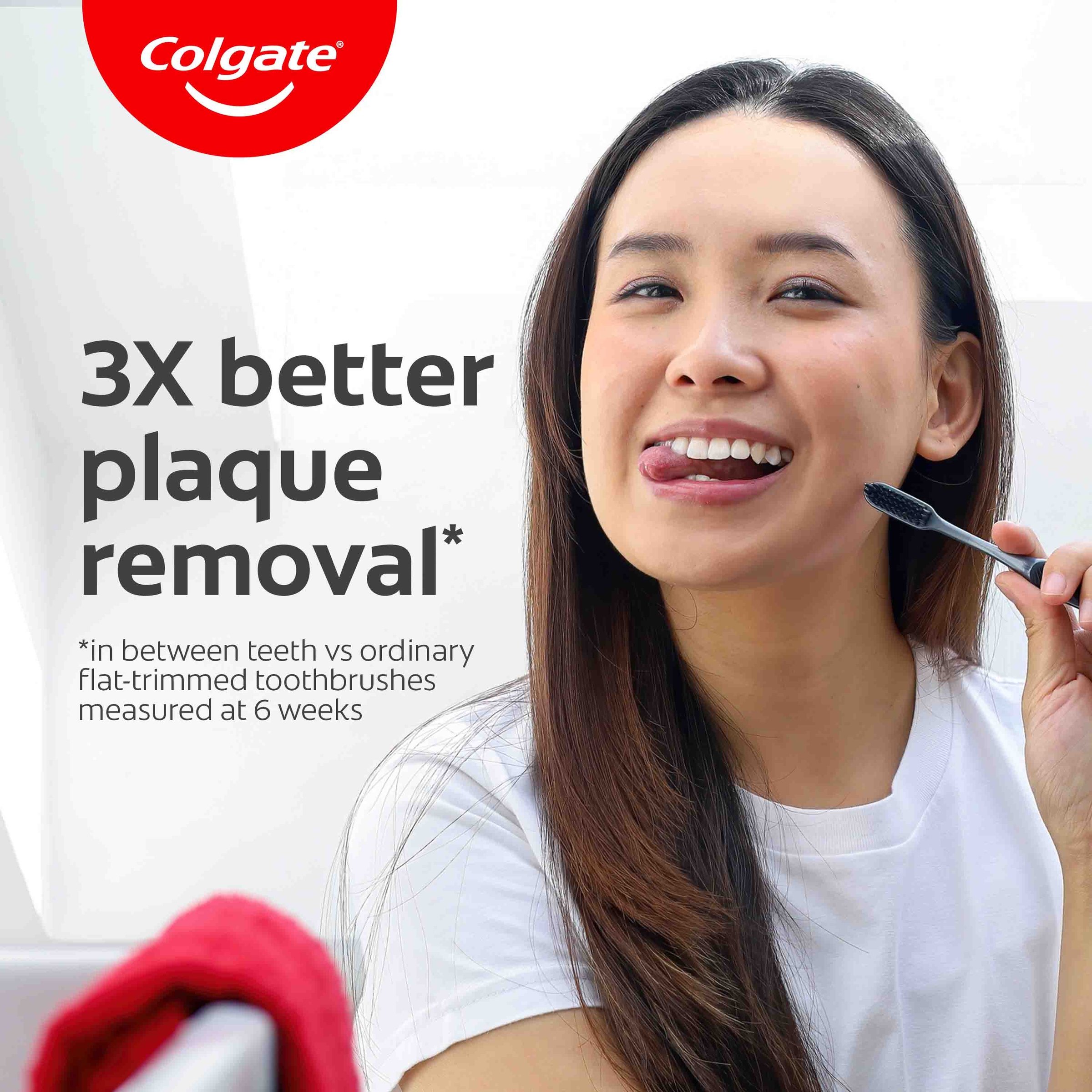 Colgate Slim Soft Charcoal Toothbrush Soft 1 each - Image 10