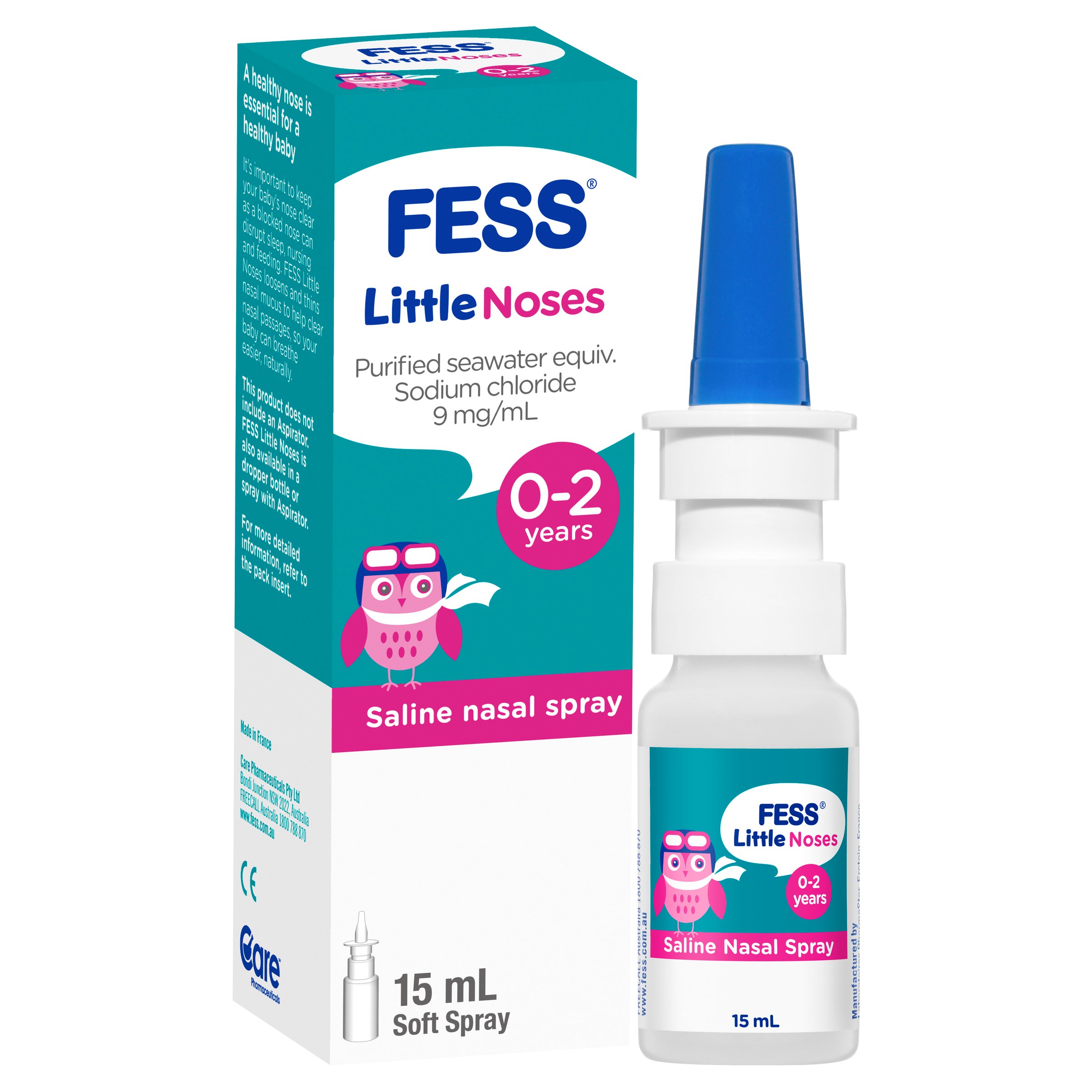 Fess Little Noses Saline Nasal Spray 15ml - Image 7