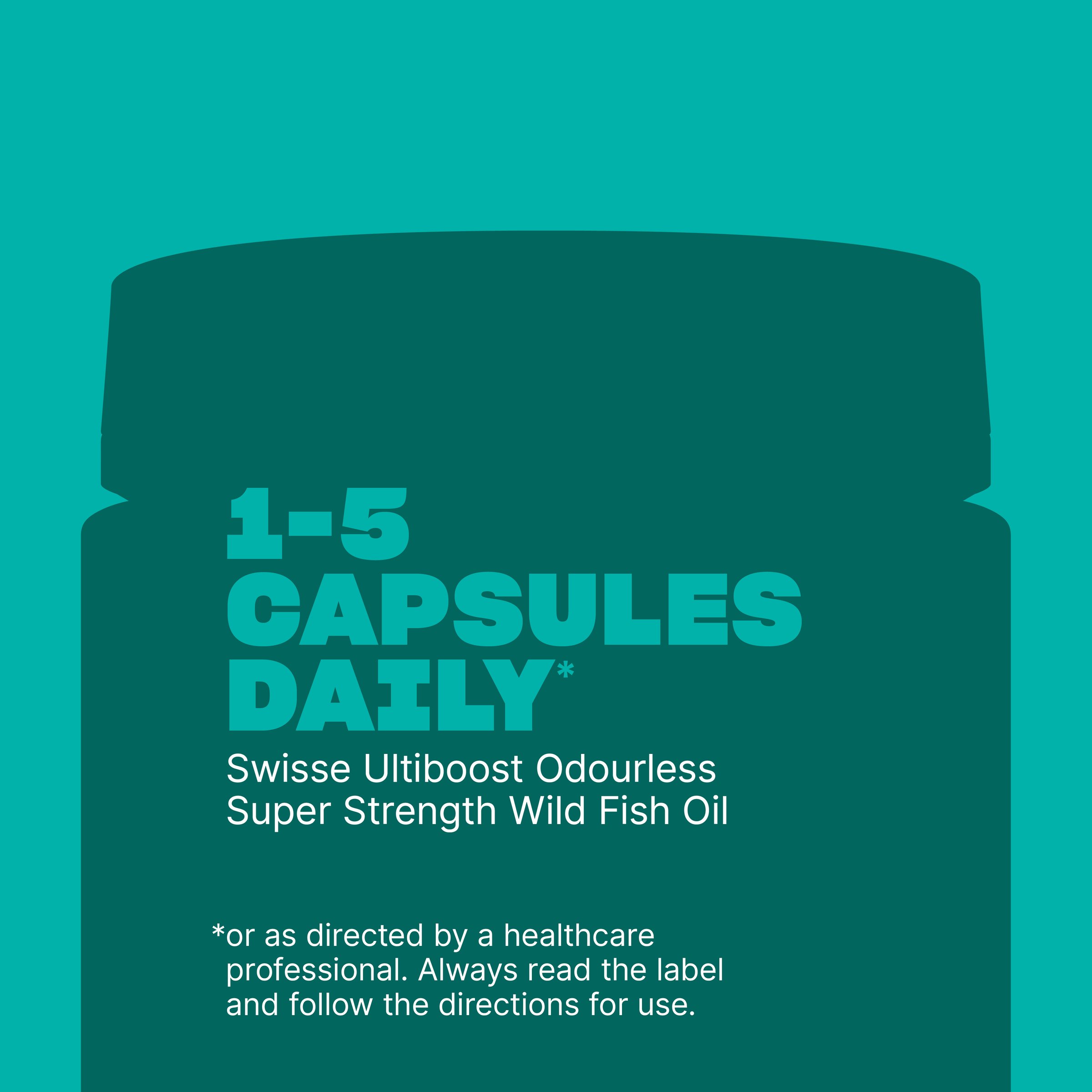 Swisse Ultiboost Odourless Super Strength Wild Fish Oil 2000mg - 200 capsules - Image 6