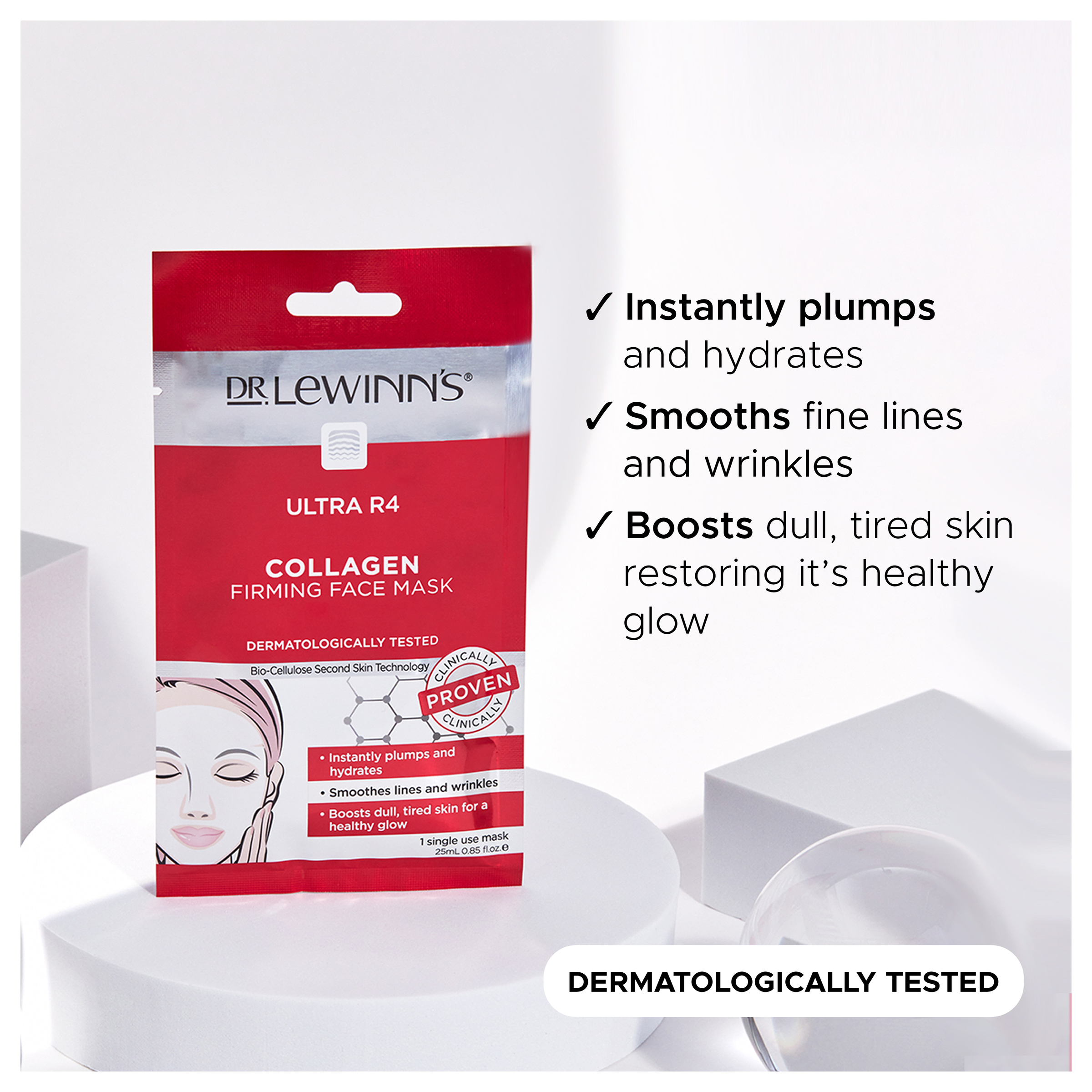 Dr. LeWinn's Plump+Lift Collagen Plumping Face Mask 1 each - Image 7