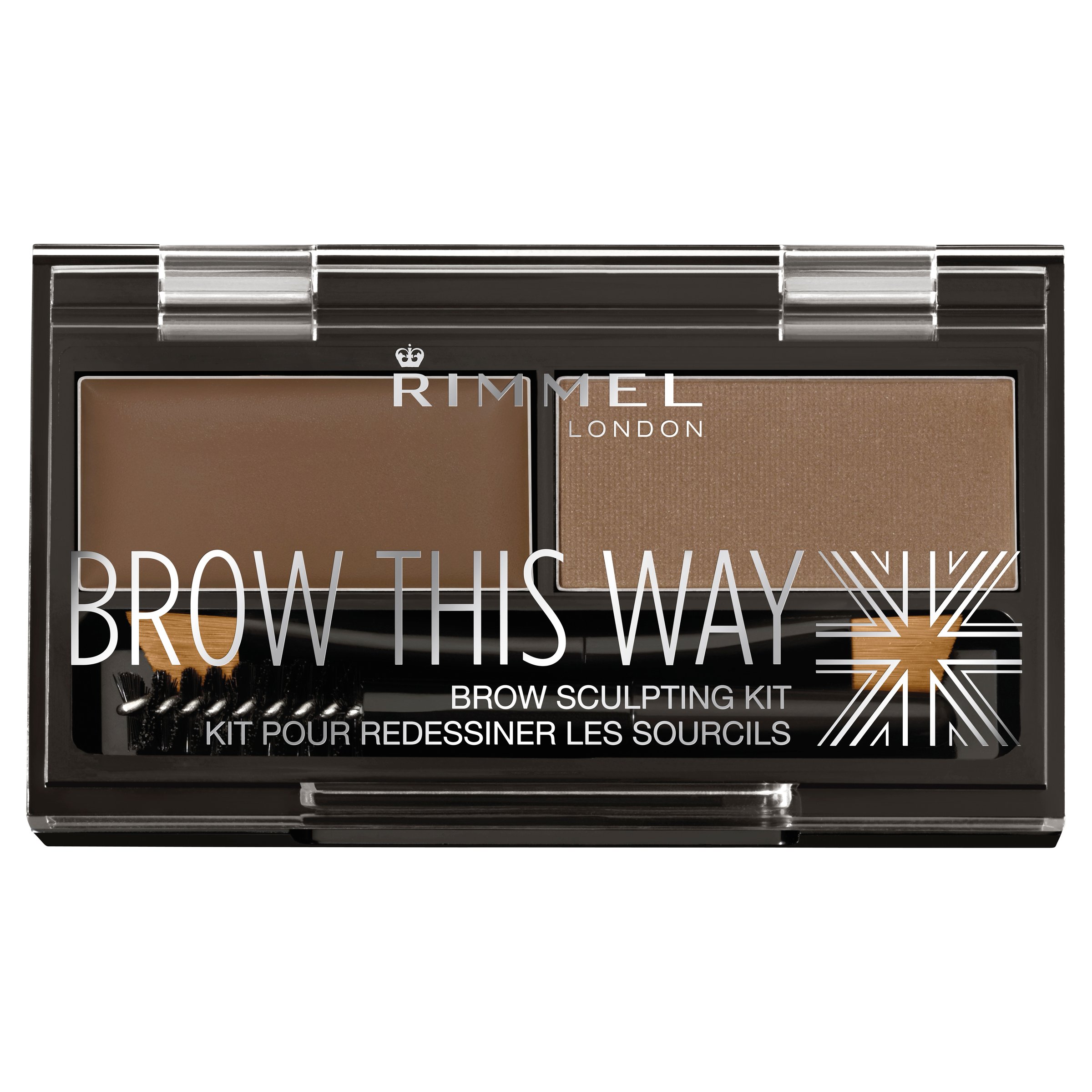 Rimmel Brow This Way Sculpting Kit Medium Brown 1 each - Image 2