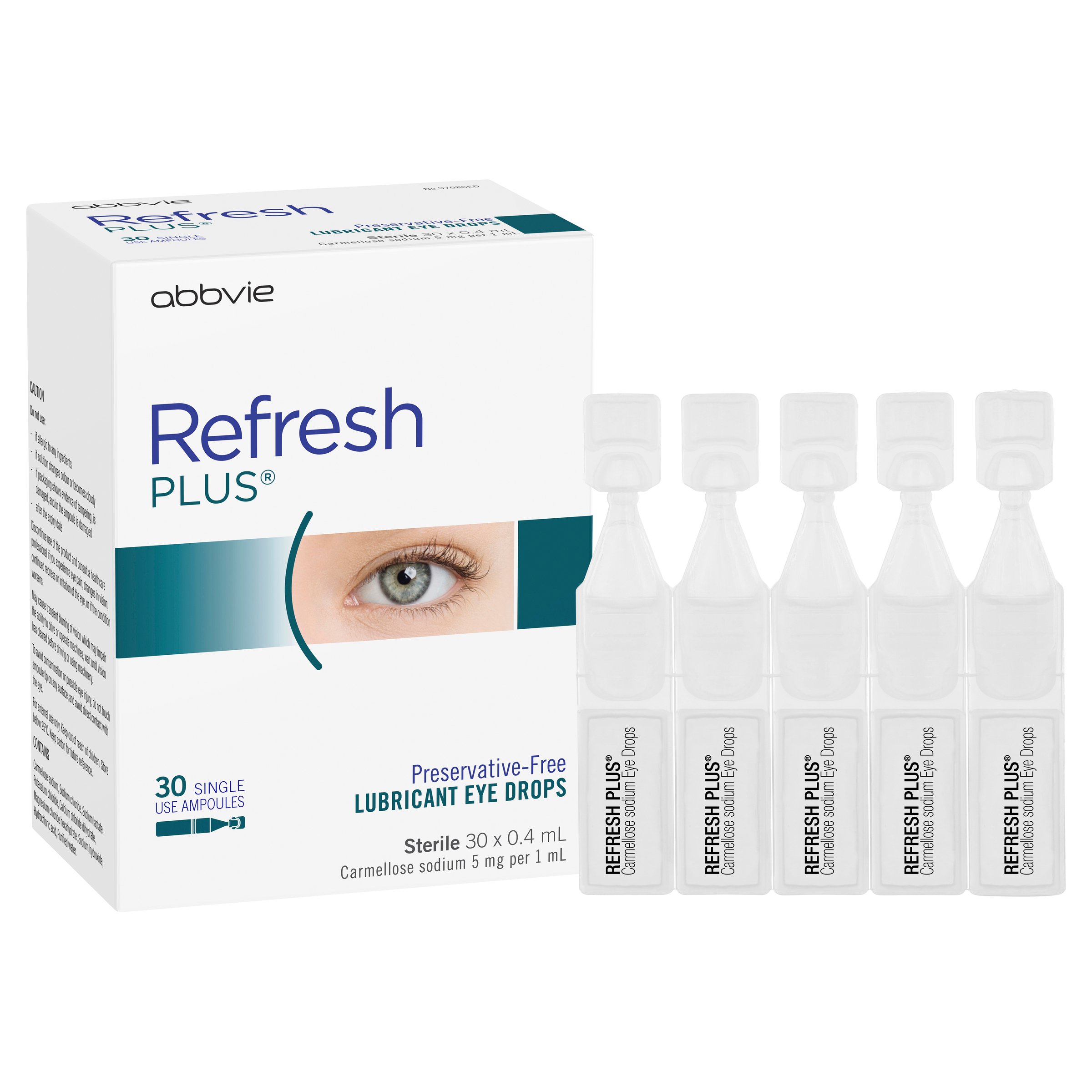 Refresh Plus Eye Drops For Every Day Dry Eyes 0.4ml - 30 vials - Image 8