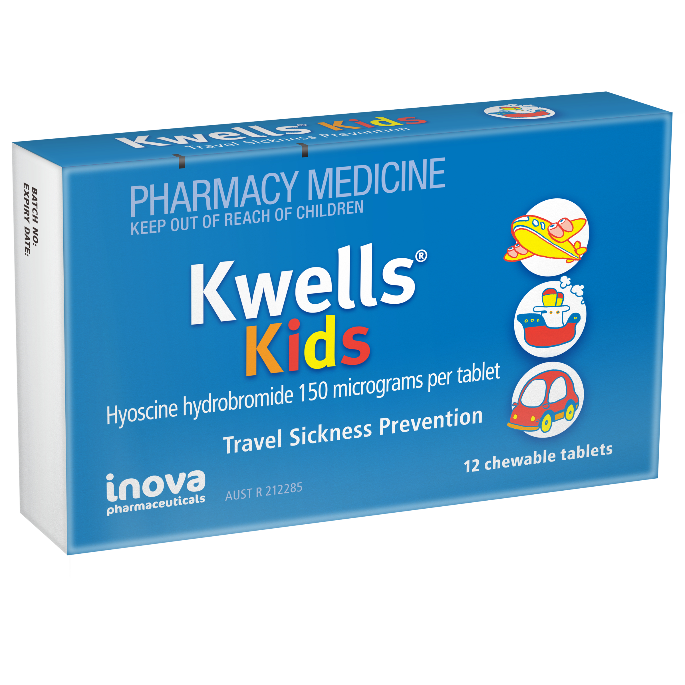Kwells Kids Travel Sickness Prevention 12 chewable tablets - Image 6