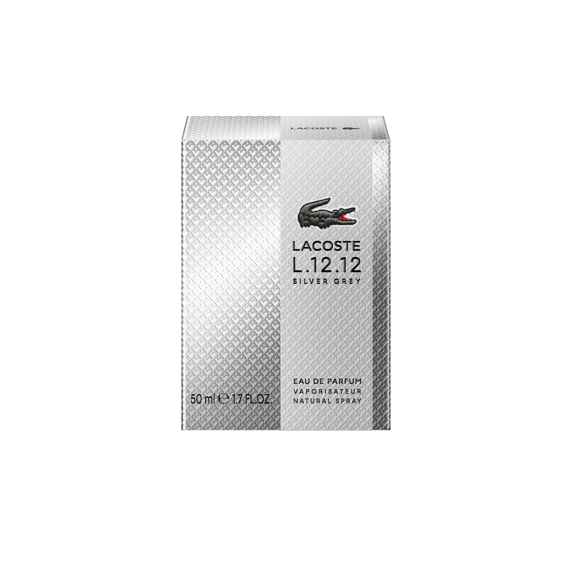 Lacoste L.12.12 Silver Grey EDP Spray 50ml - Image 3