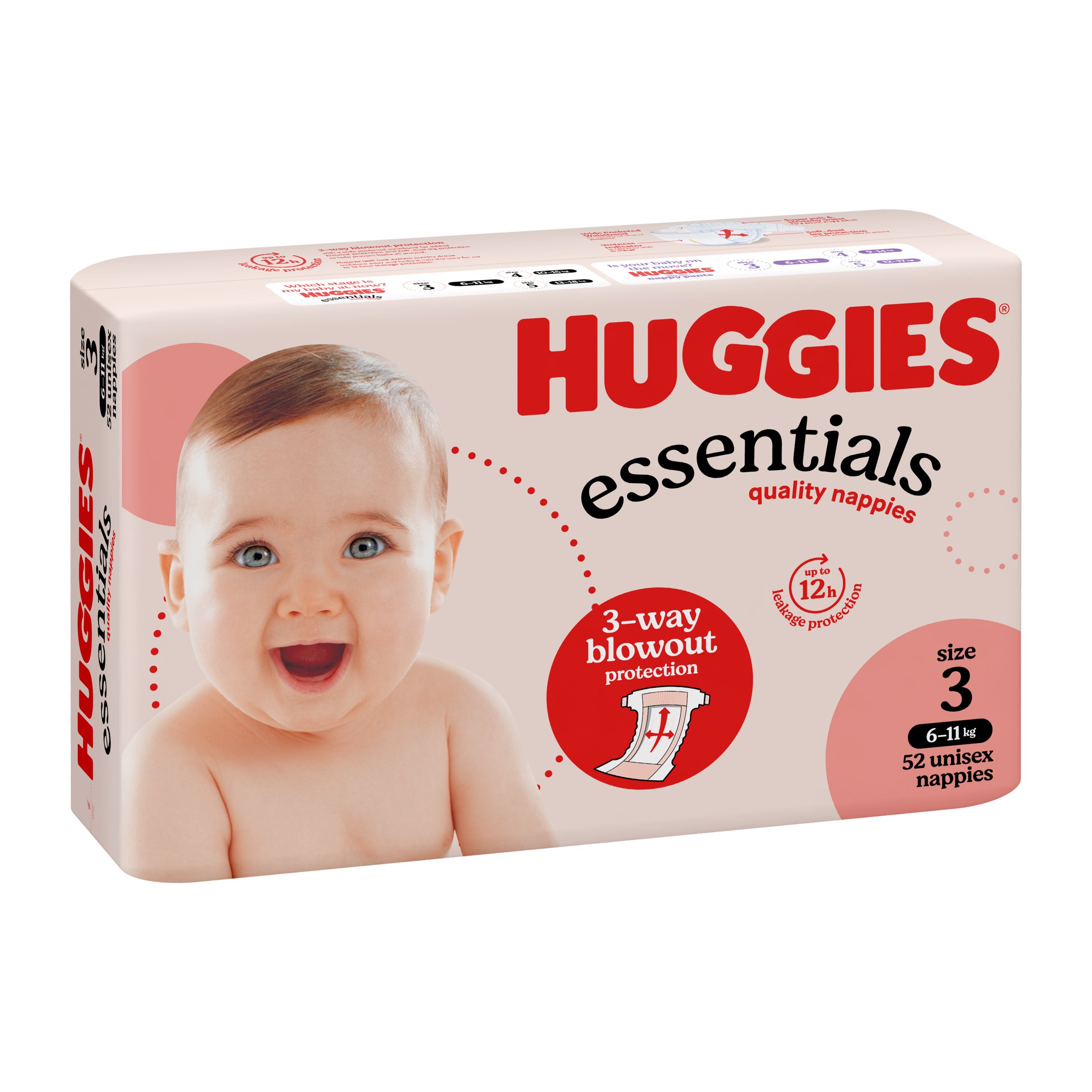 Huggies Nappies Essentials Crawler 52 pack - Image 8