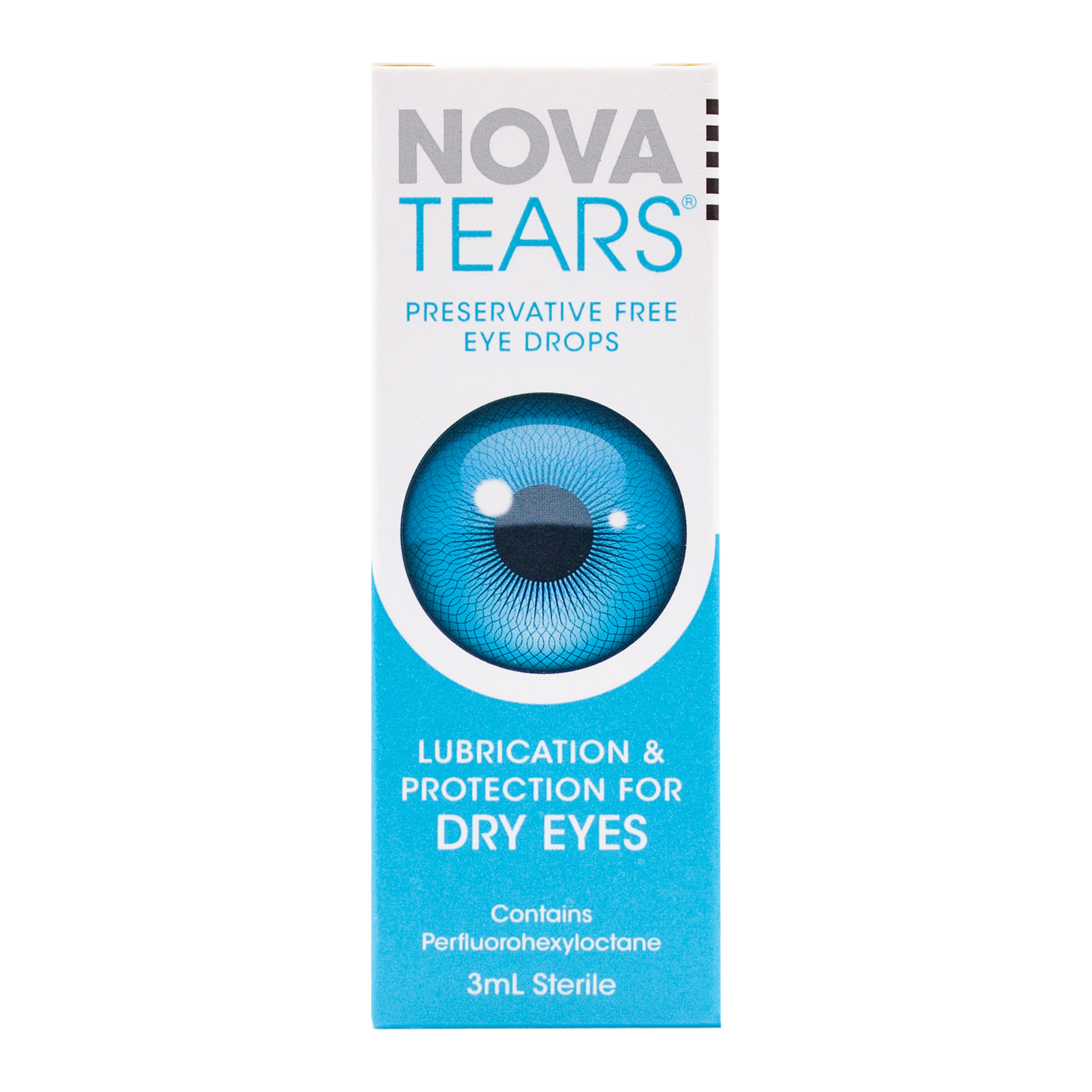 NovaTears Lubricating Eye Erops 3ml - Image 2