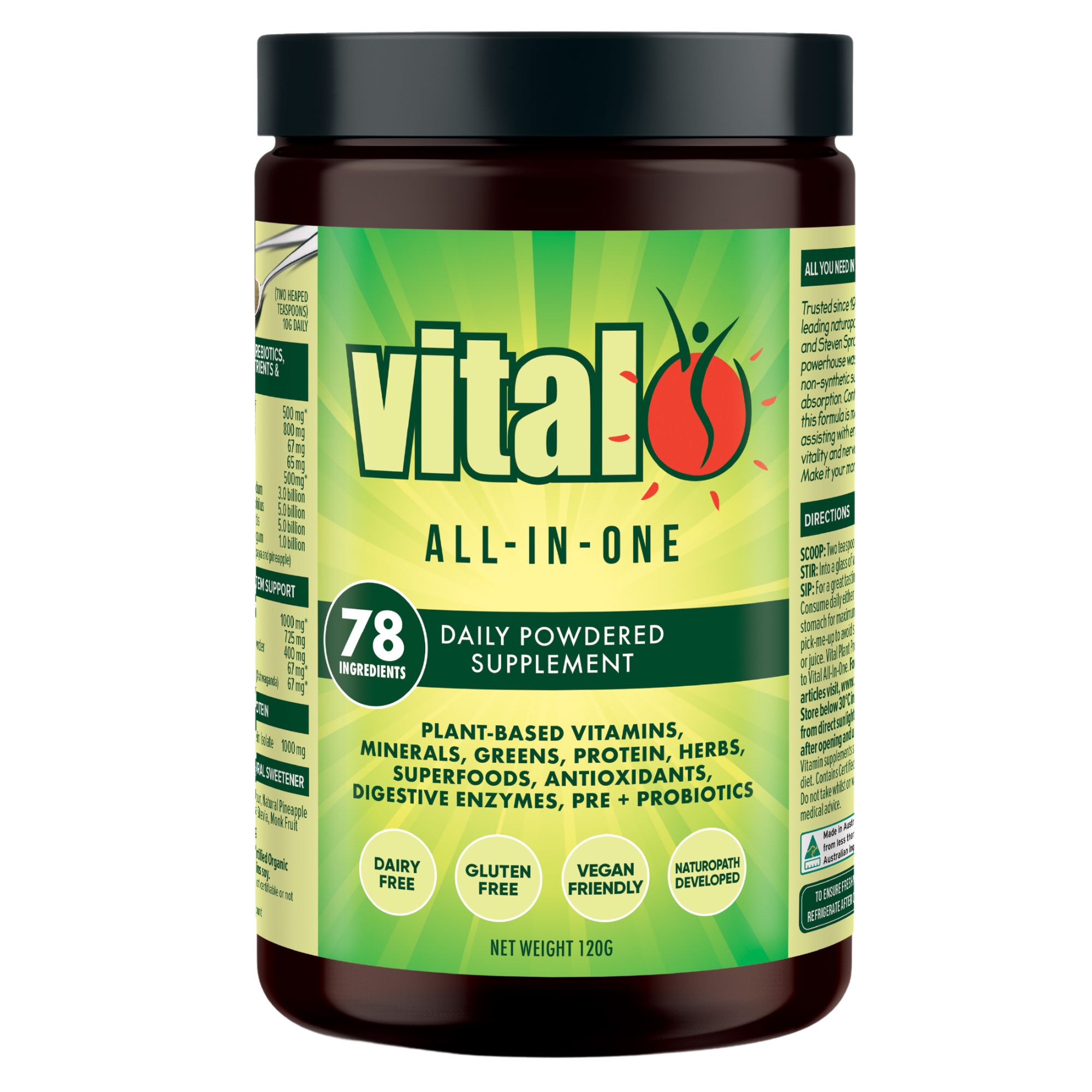 Vital All-In-One Supplement Powder 120g - Image 1
