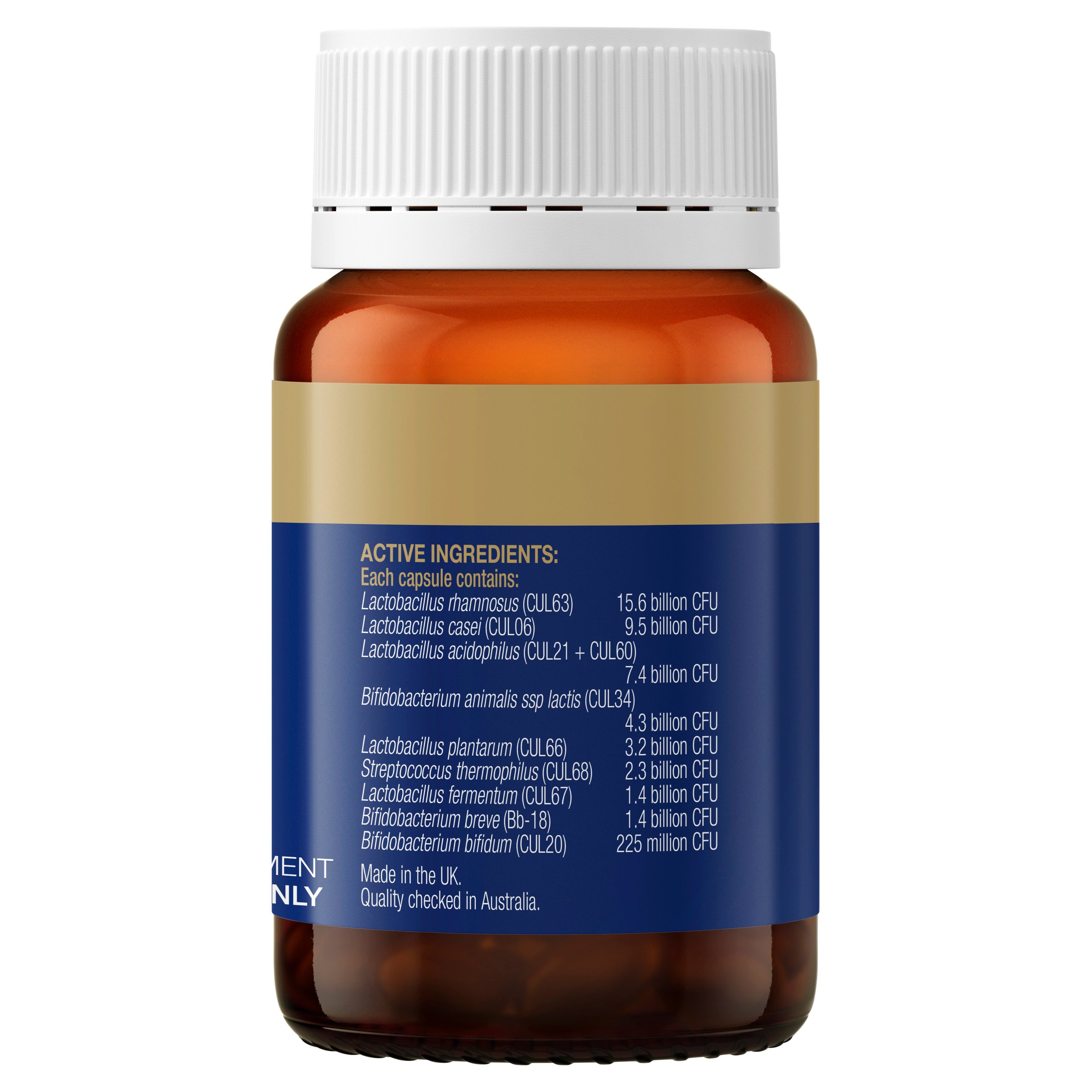 BioCeuticals UltraBiotic 45 - 30 capsules - Image 2