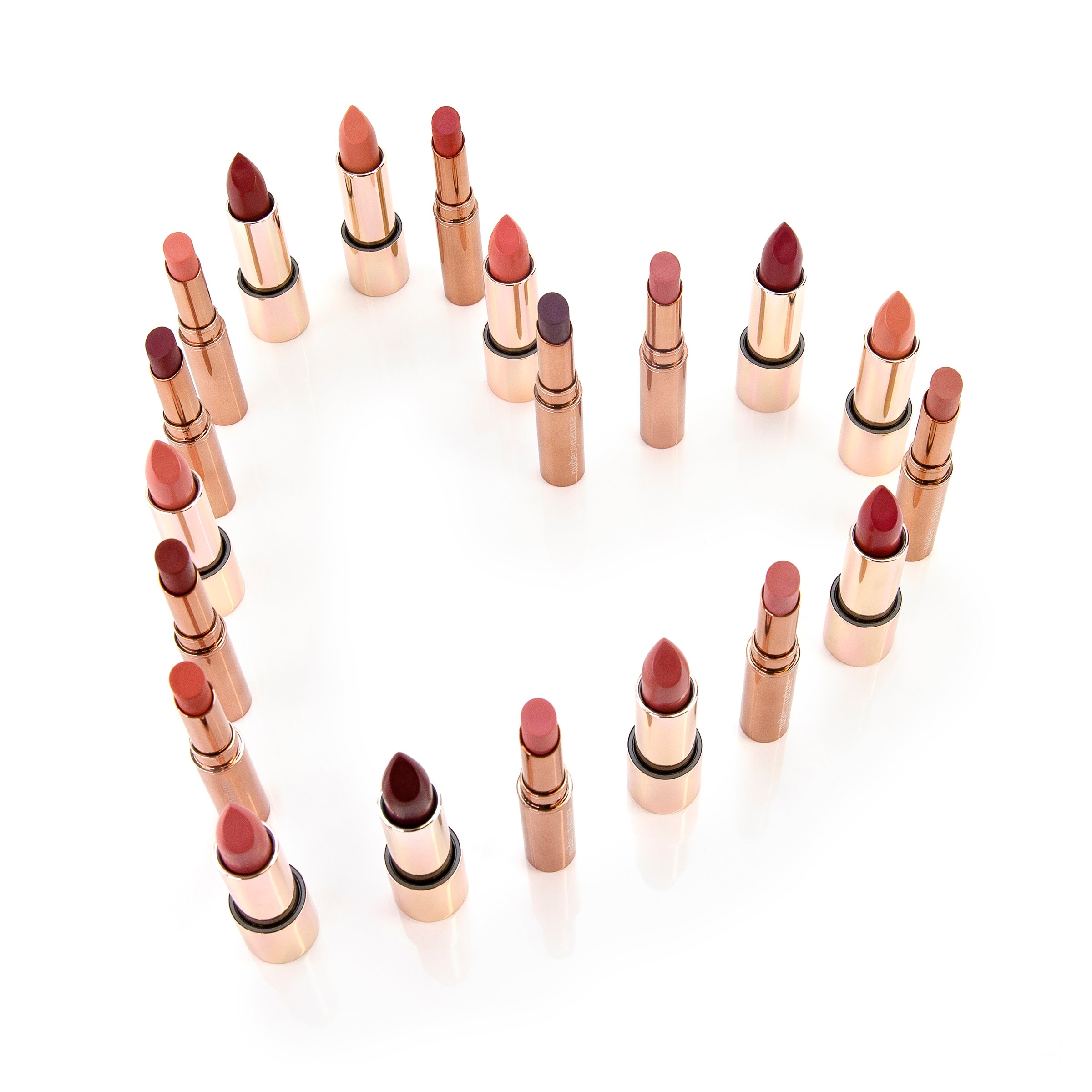 Nude by Nature Moisture Shine Lipstick 08 Garnet 1 each - Image 4