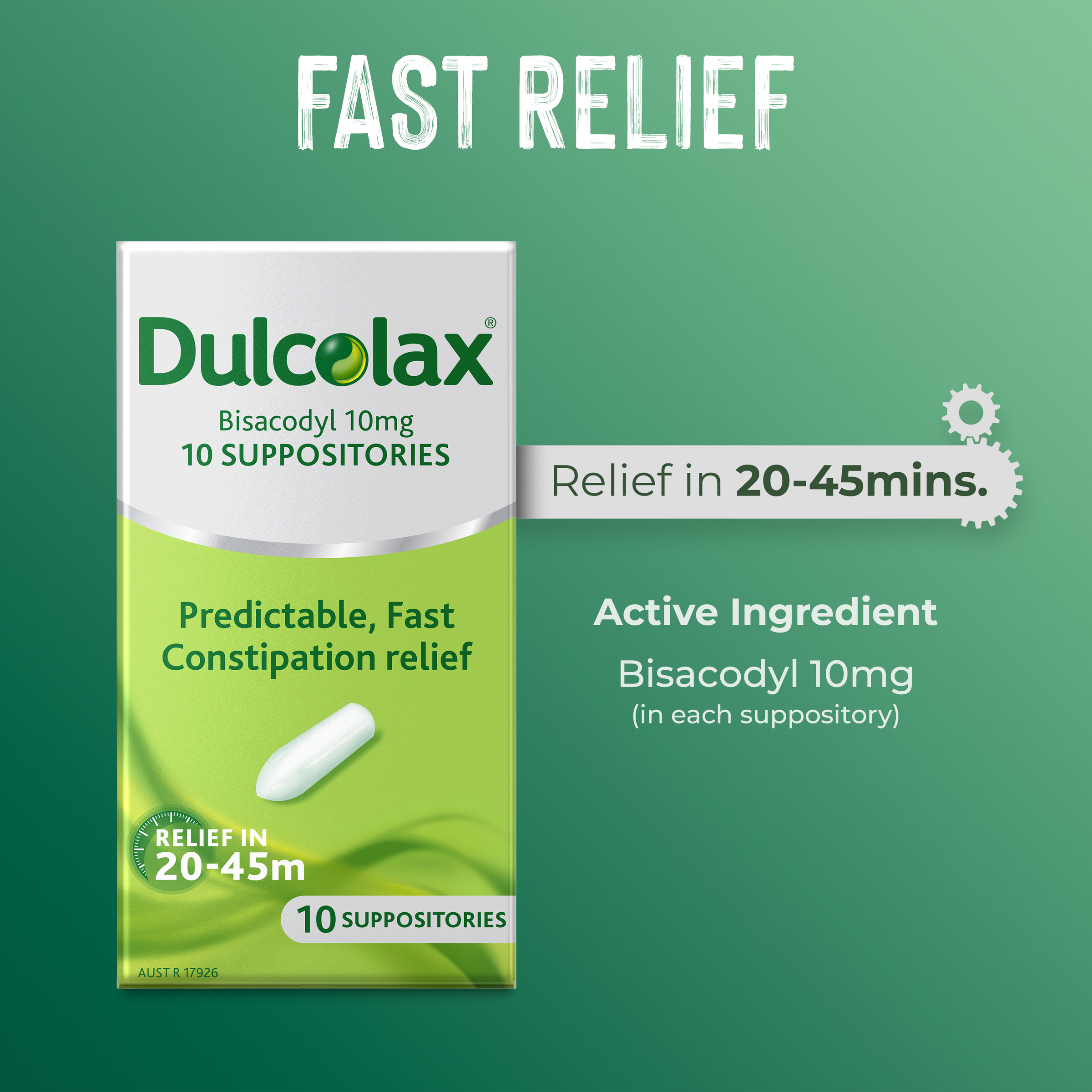 Dulcolax Adult 10mg - 10 suppositories - Image 8