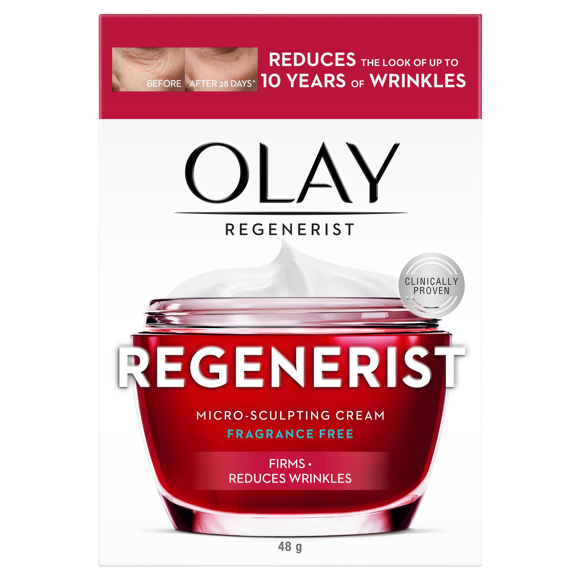 Olay Regenerist Micro-Sculpting Cream Fragrance Free 48g - Image 1