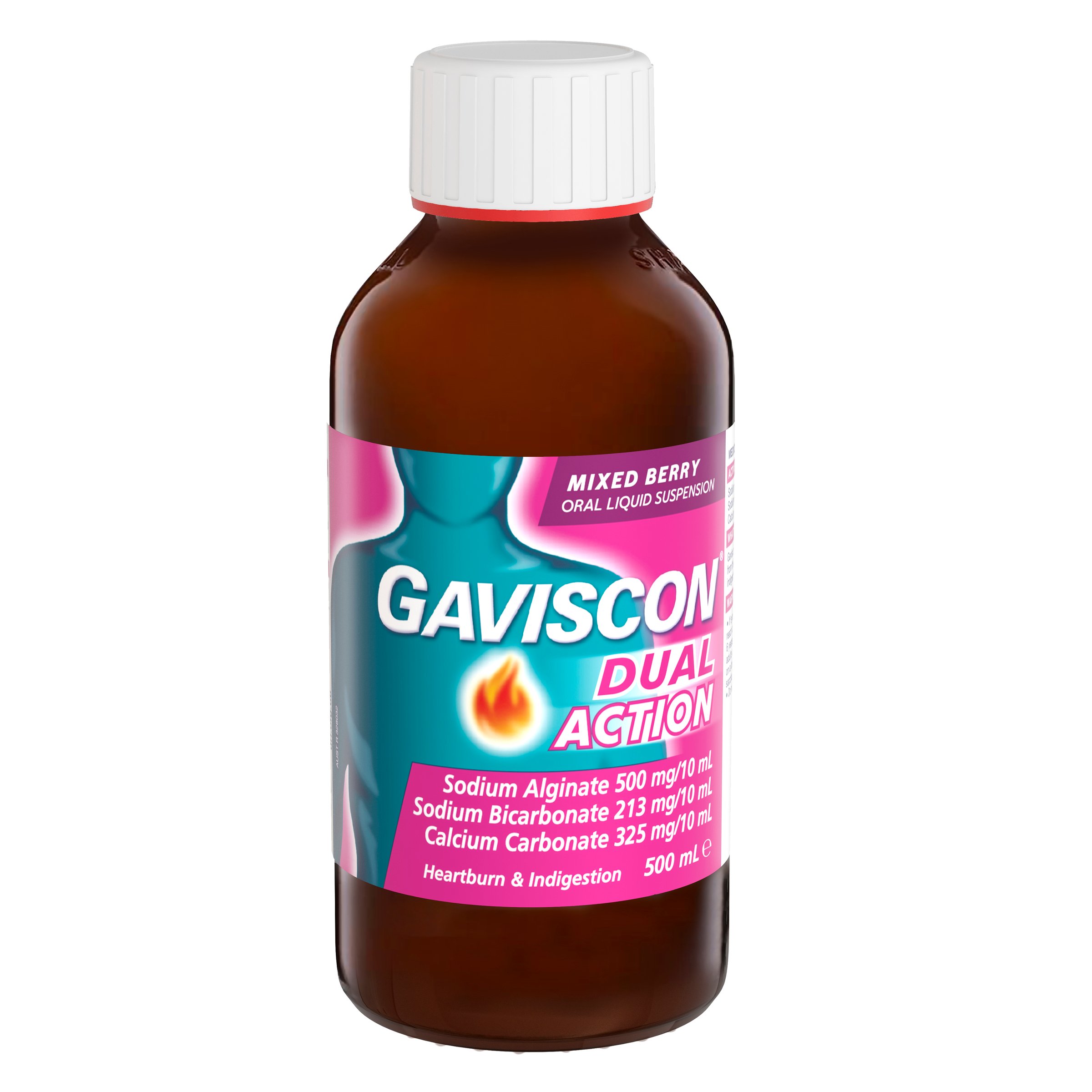 Gaviscon Dual Action Liquid Mixed Berry 500ml - Image 10