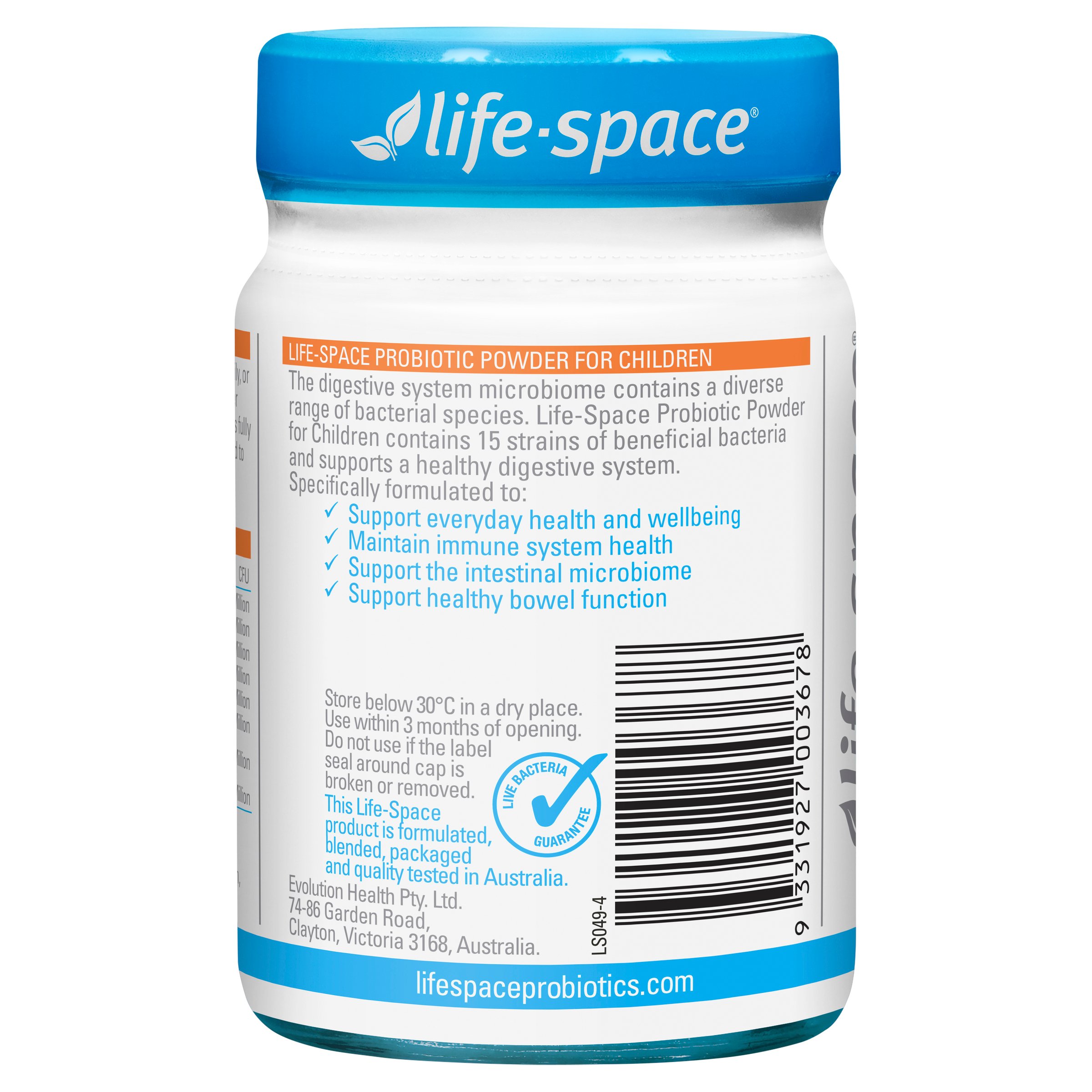 Life-Space Probiotic Powder For Children 60g - Image 2