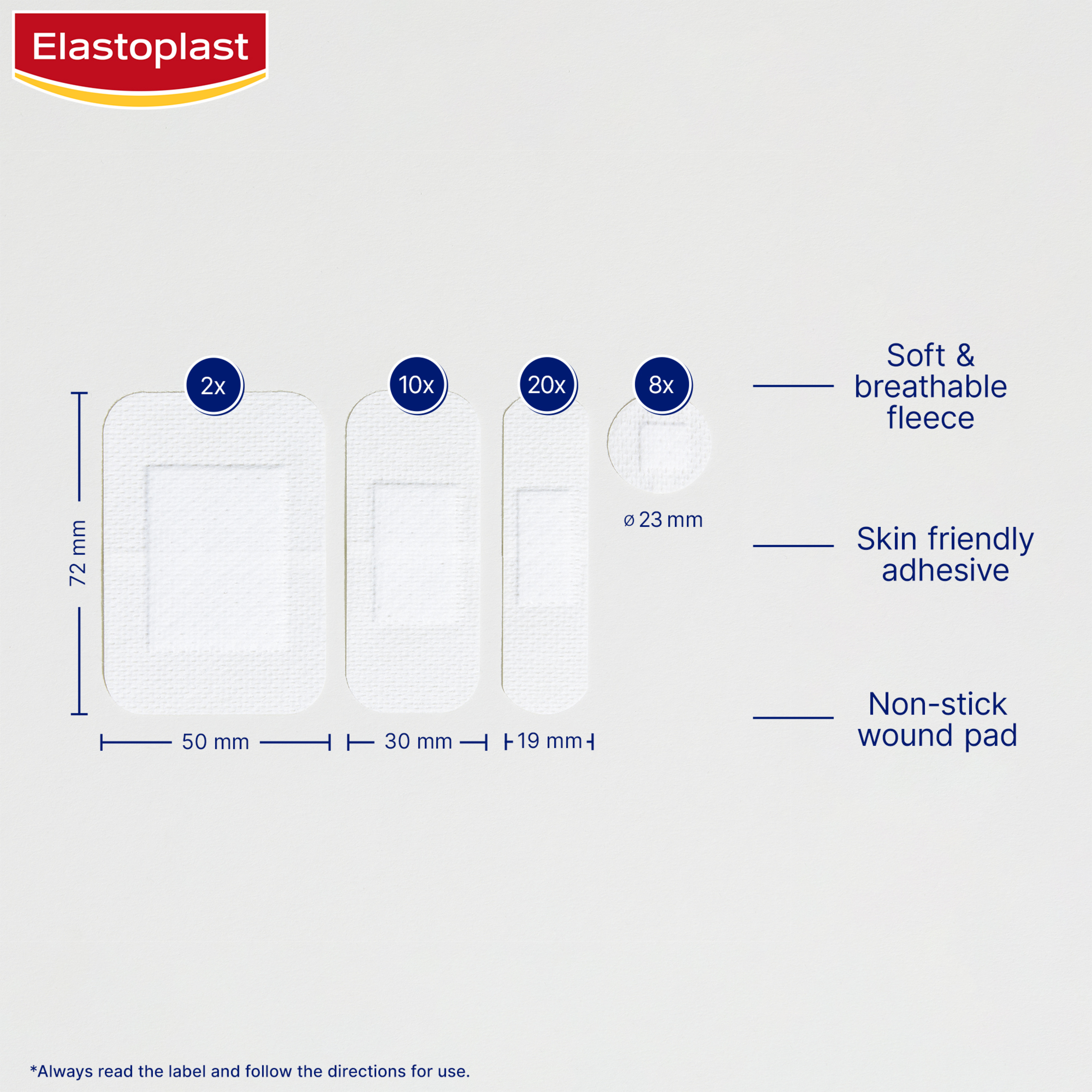 Elastoplast Sensitive Strips Assorted Shapes 40 pack - Image 7