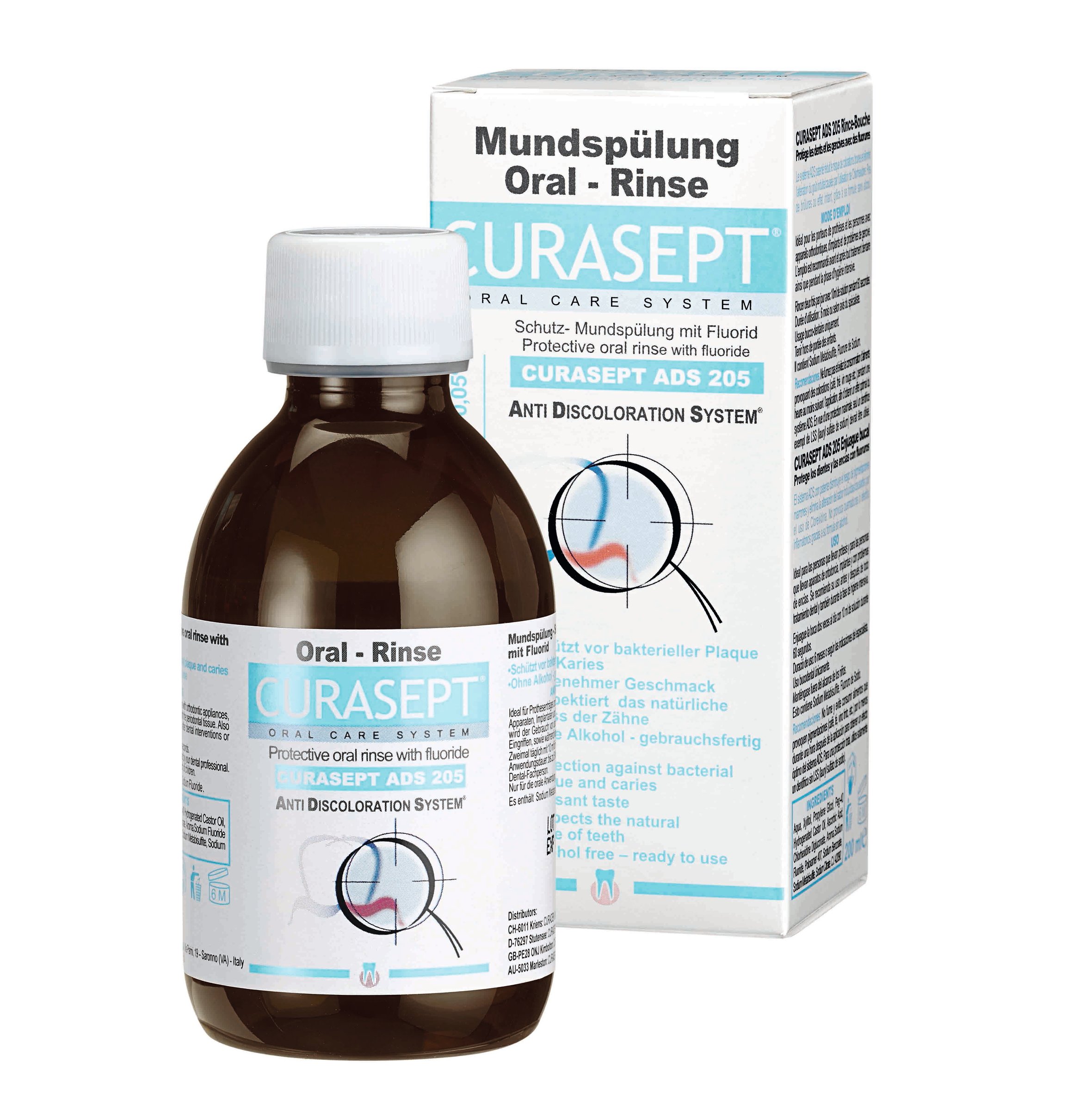 Curasept Mouth Rinse 0.05% Chlorhexidine + 0.05% Fluoride 200ml - Image 2