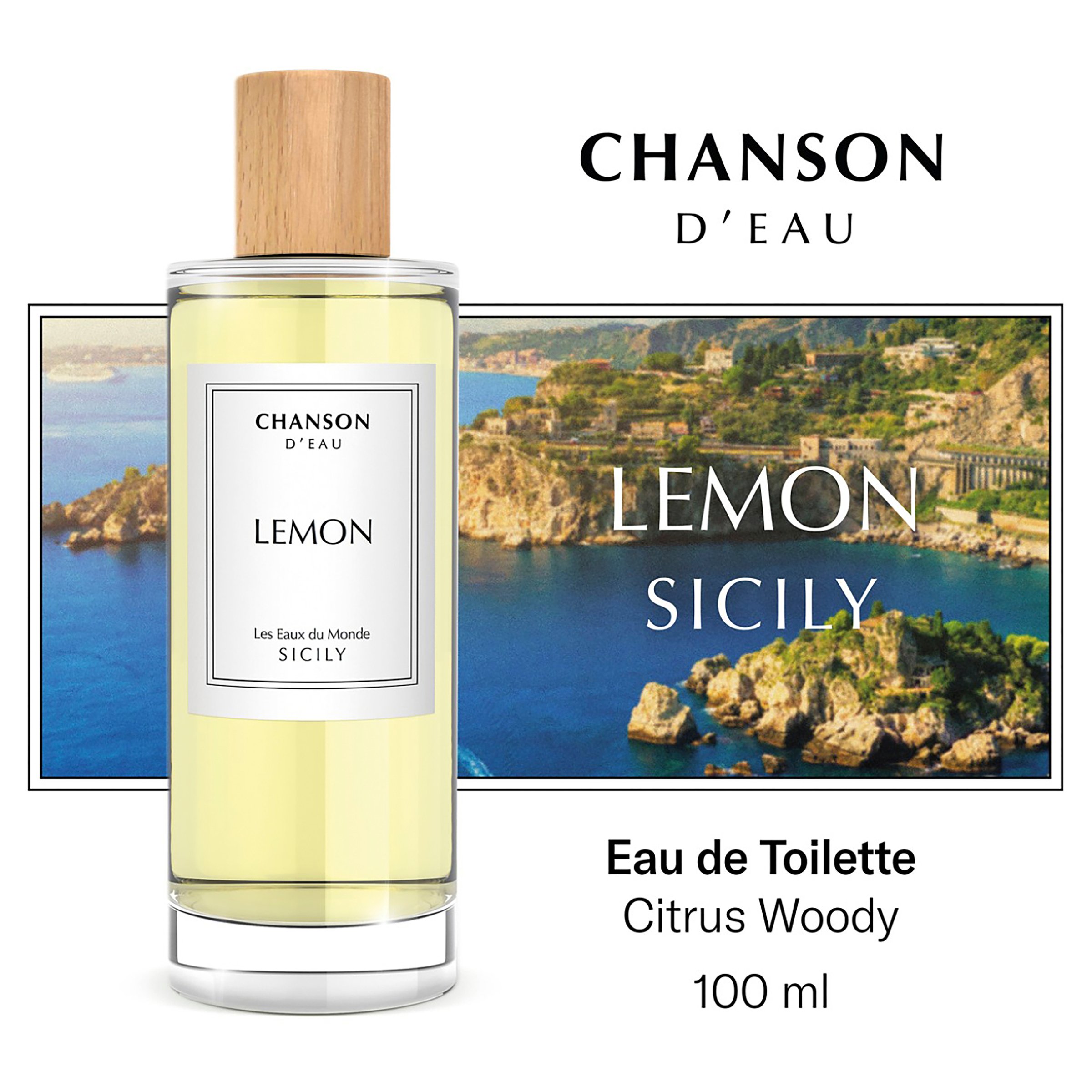Chanson D'Eau Lemon Les Eaux du Monde Sicily EDT Spray 100ml - Image 3