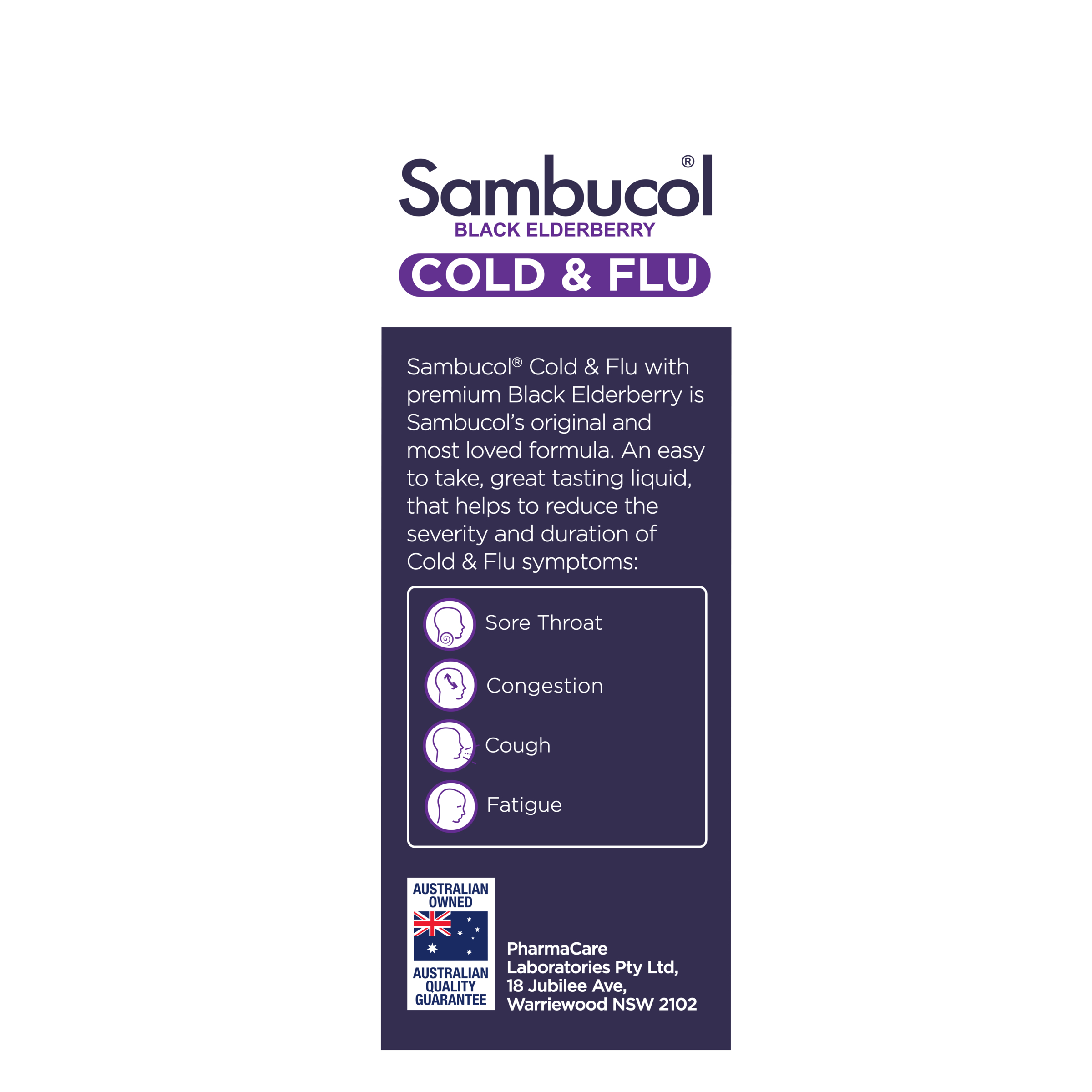 Sambucol Cold & Flu Liquid 120ml - Image 3