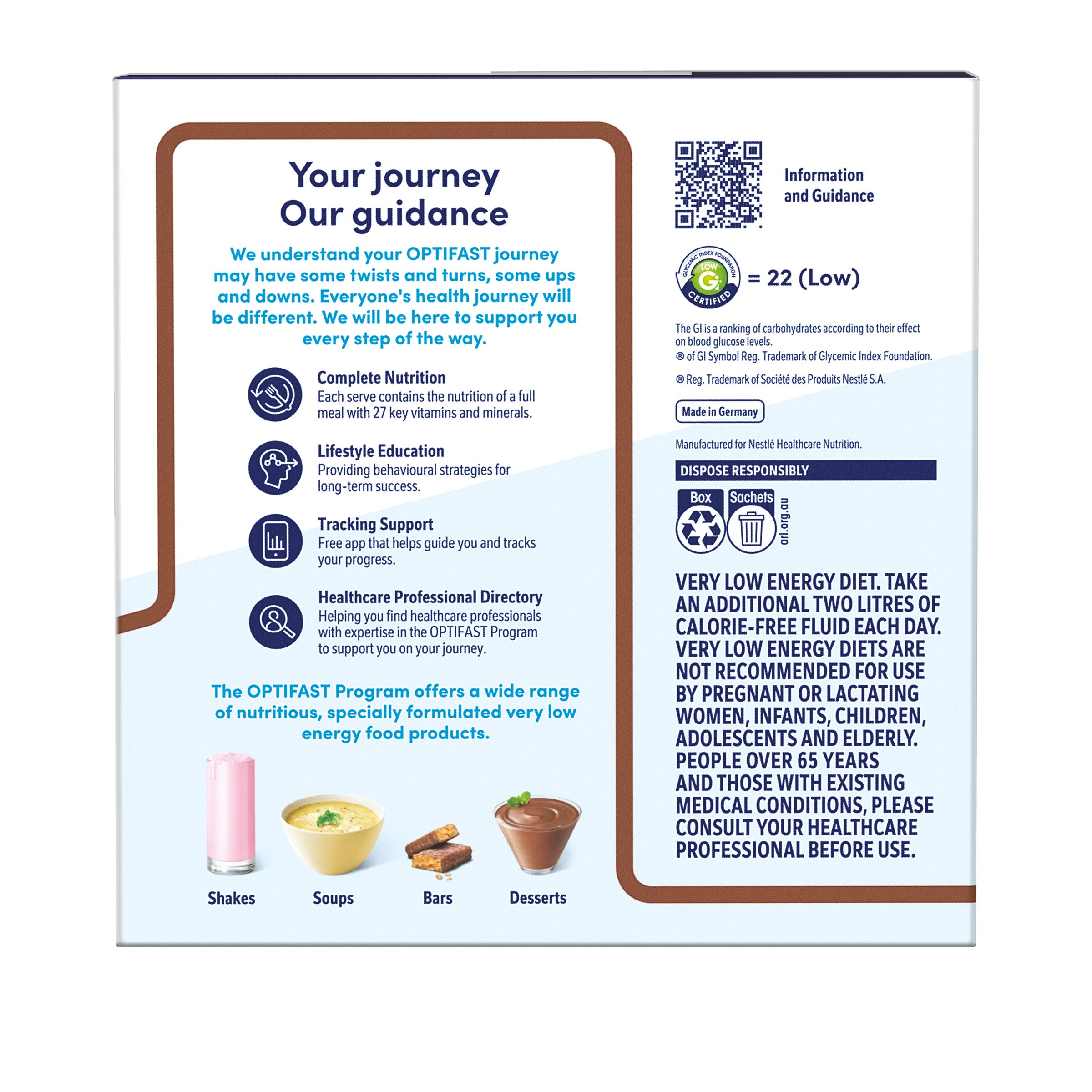 Optifast VLCD Shake Chocolate 12 pack - Image 4