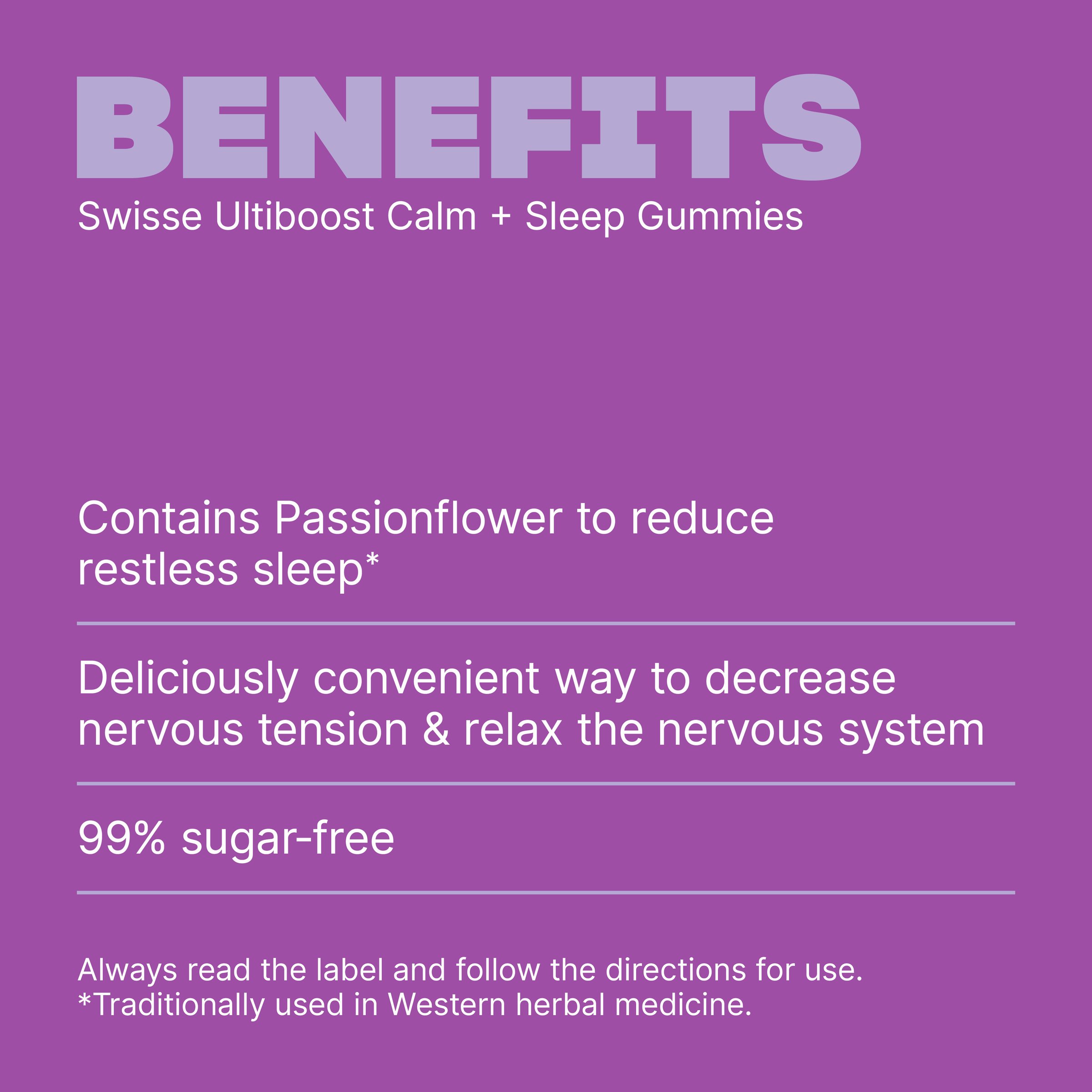 Swisse Ultiboost Calm + Sleep 60 gummies - Image 4