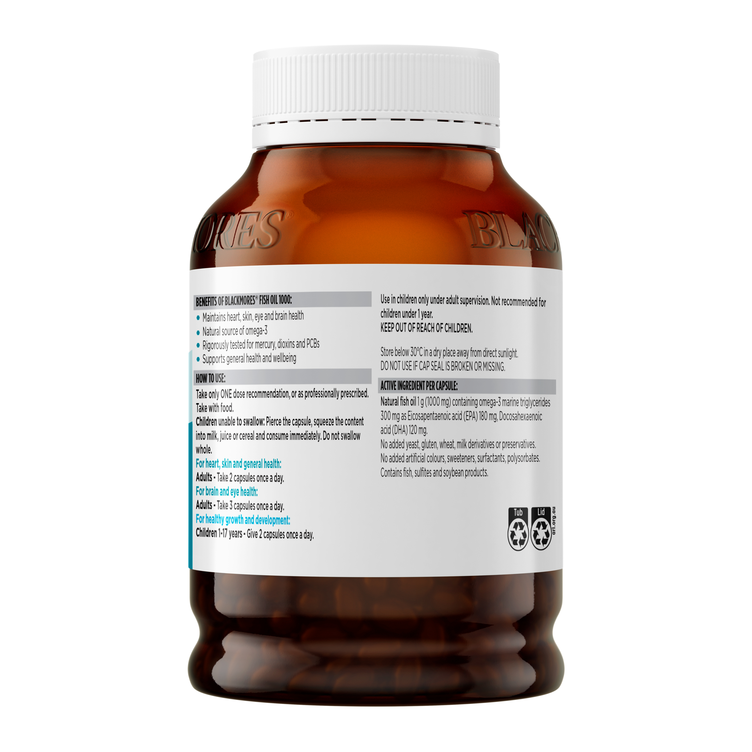 Blackmores Fish Oil 1000 - 400 capsules - Image 3