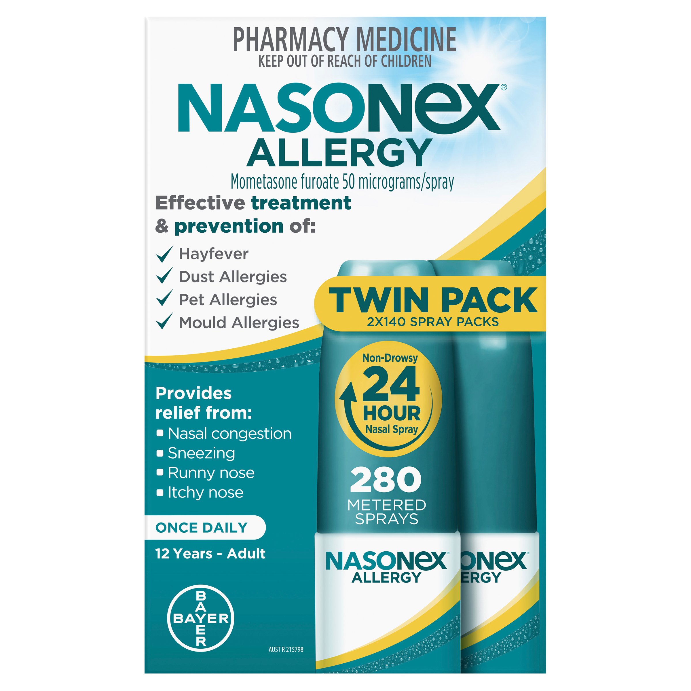 Nasonex Allergy Spray 140 Doses 2 pack - Image 10