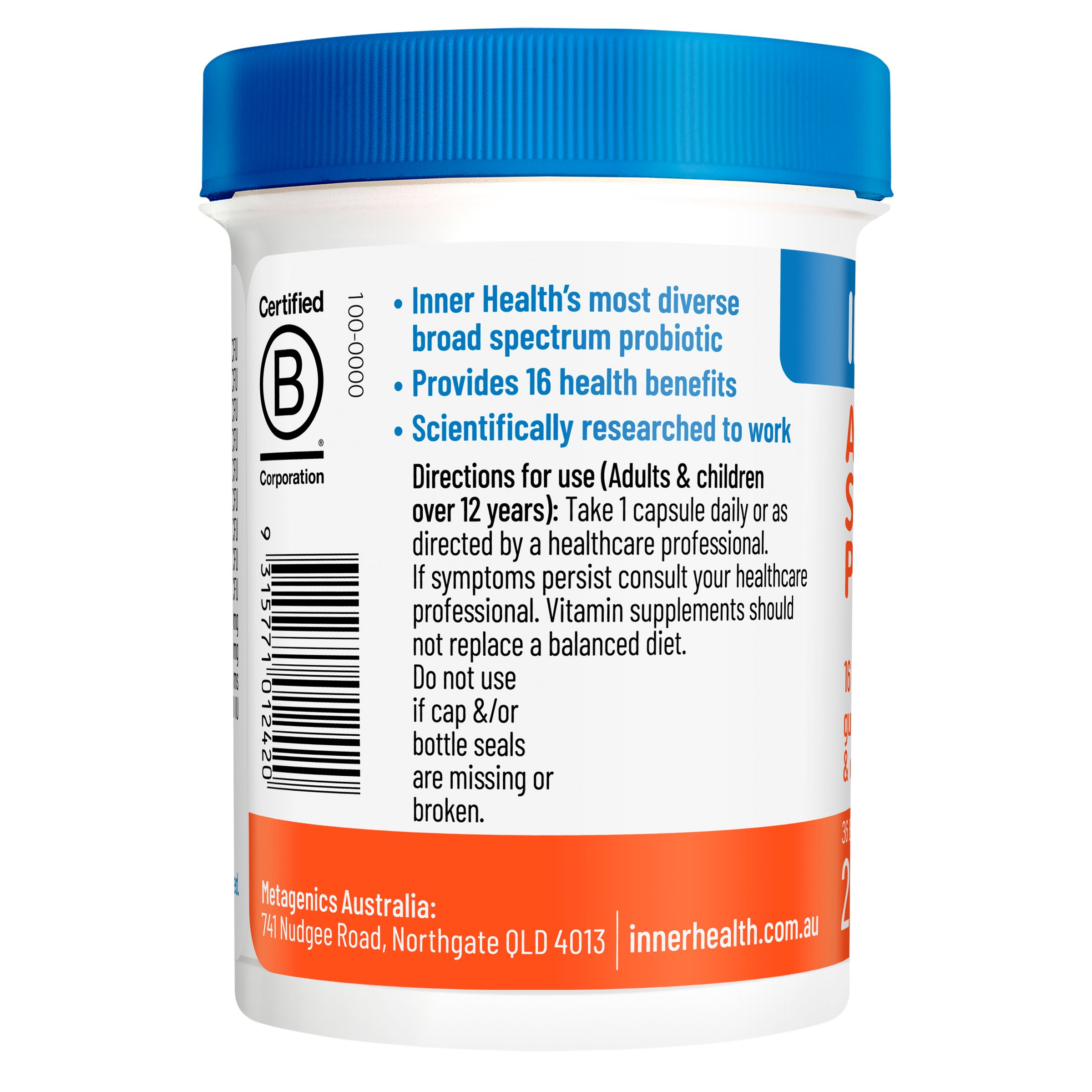 Inner Health Advanced Spectrum Probiotic 25 capsules - Image 3