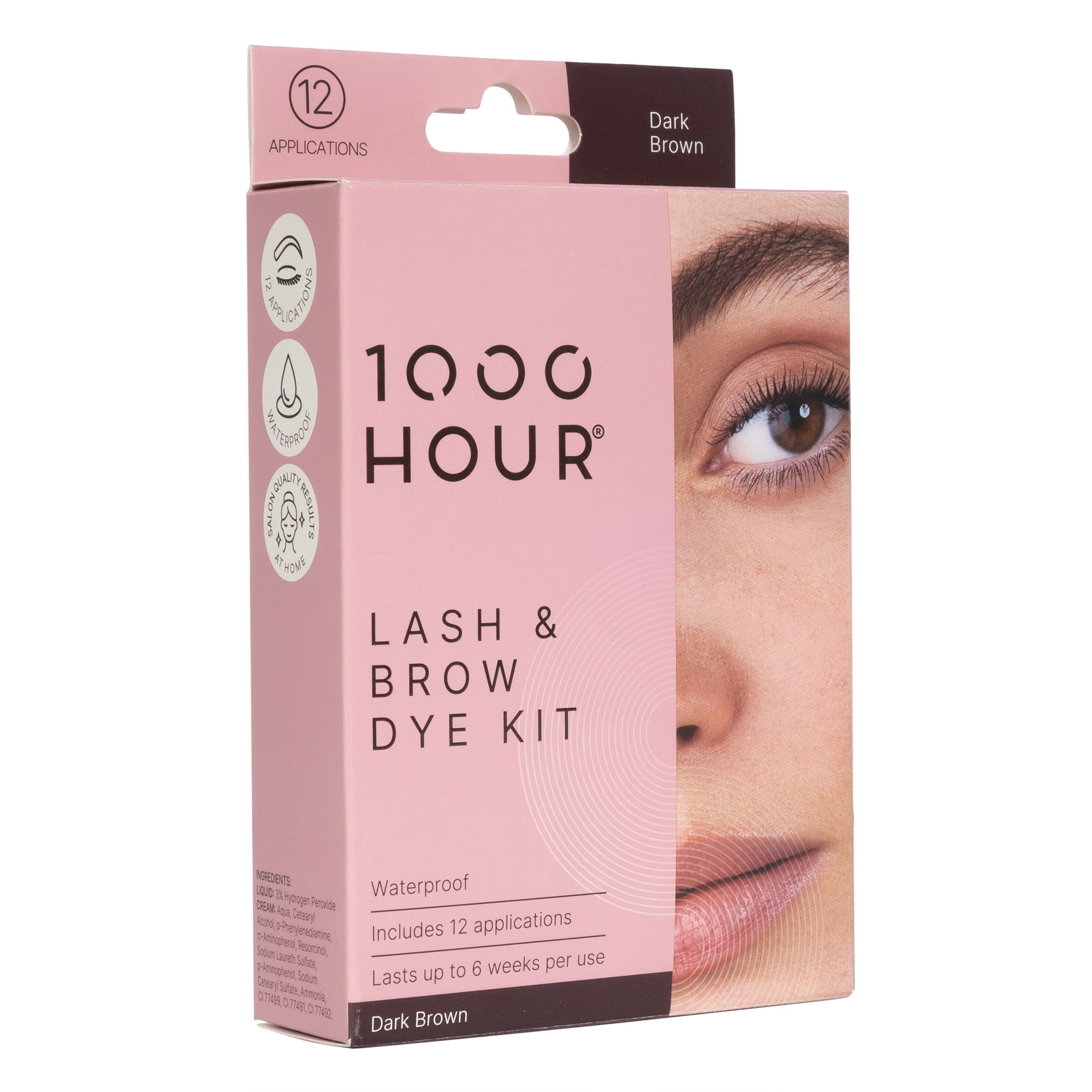 1000 Hour Eyelash Dye Dark Brown 1 each - Image 5