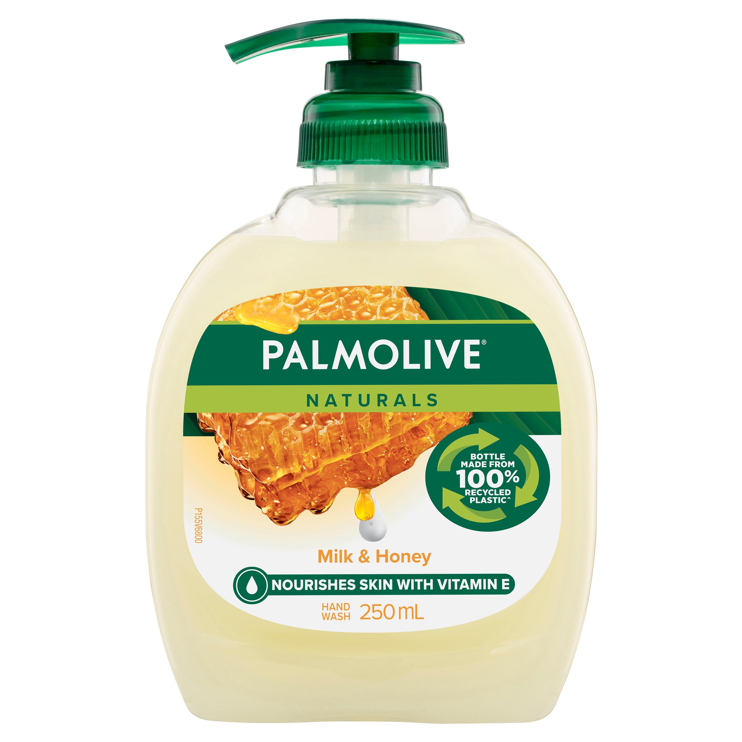Palmolive Naturals Liquid Hand Wash Milk & Honey Pump 250ml - Image 1