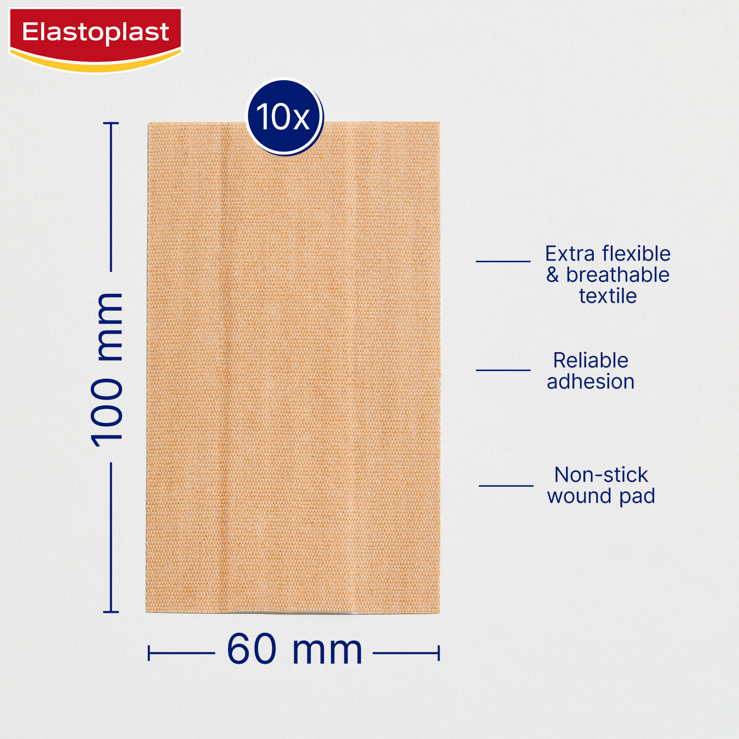 Elastoplast Flex Fabric Dressing 1m X 6cm - 1 each - Image 8