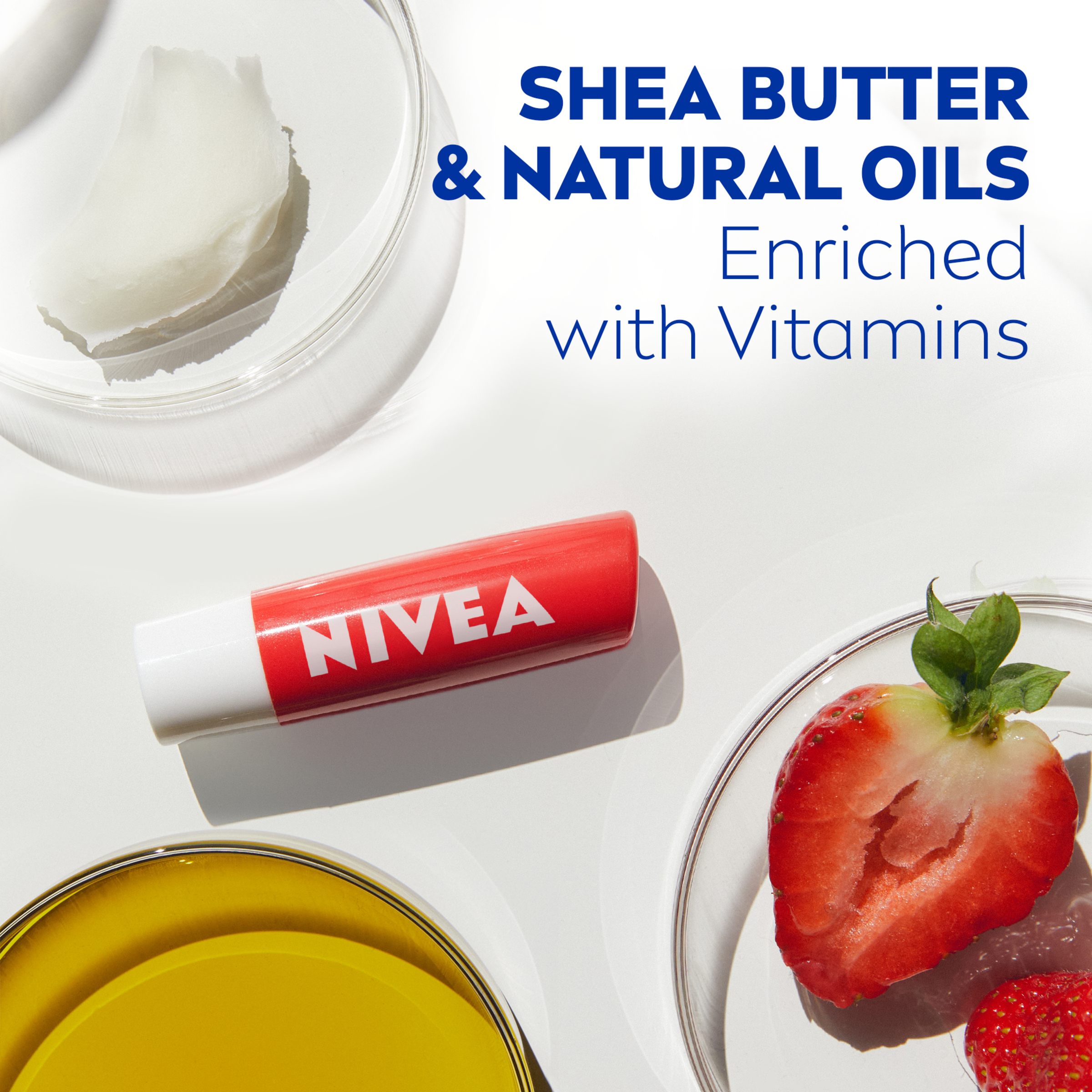 Nivea Lip Care Fruity Shine Strawberry 4.8g - Image 5