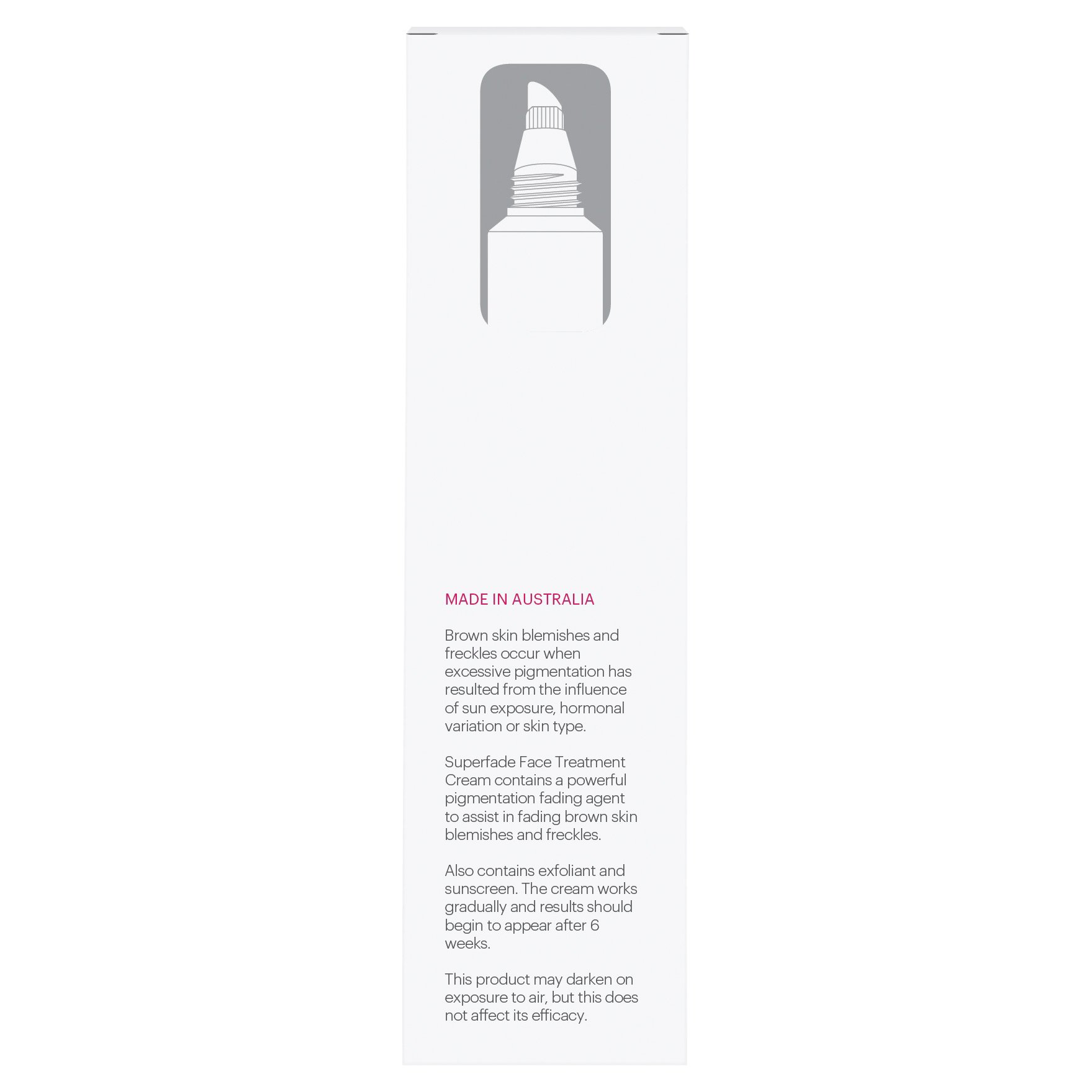 John Plunkett's SuperFade Face Treatment Cream 20ml - Image 2