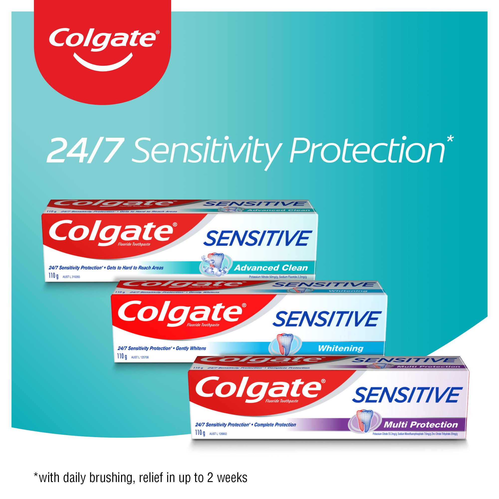 Colgate Sensitive Multi Protect Toothpaste 110g - Image 5