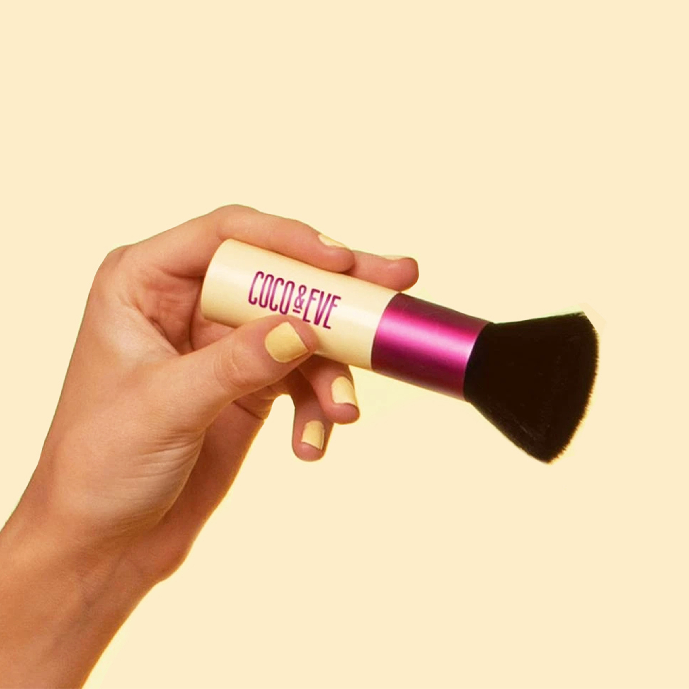 Coco & Eve Sunny Honey Deluxe Vegan Kabuki Brush 1 each - Image 2