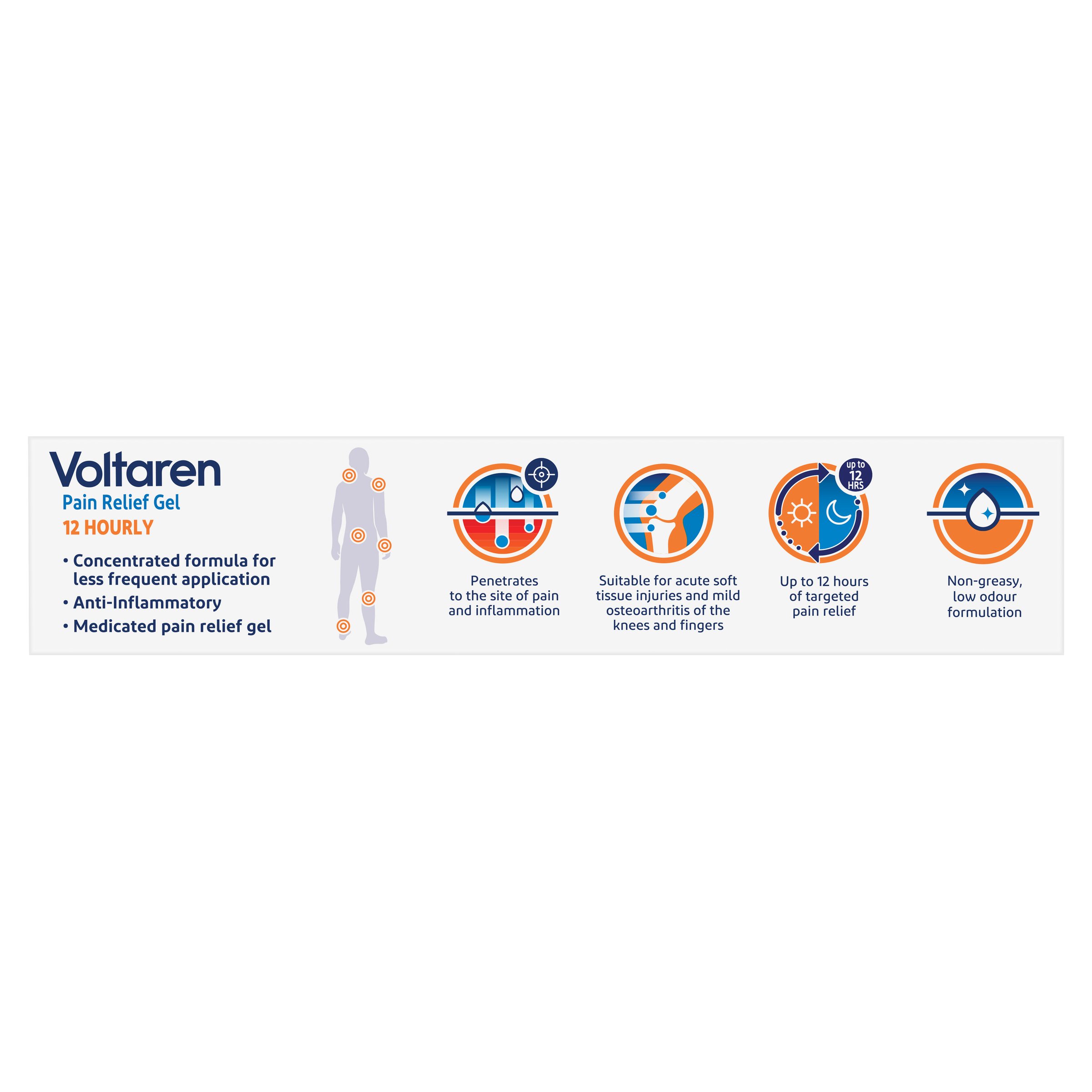 Voltaren Pain Relief Gel 12 Hour 150g - Image 5