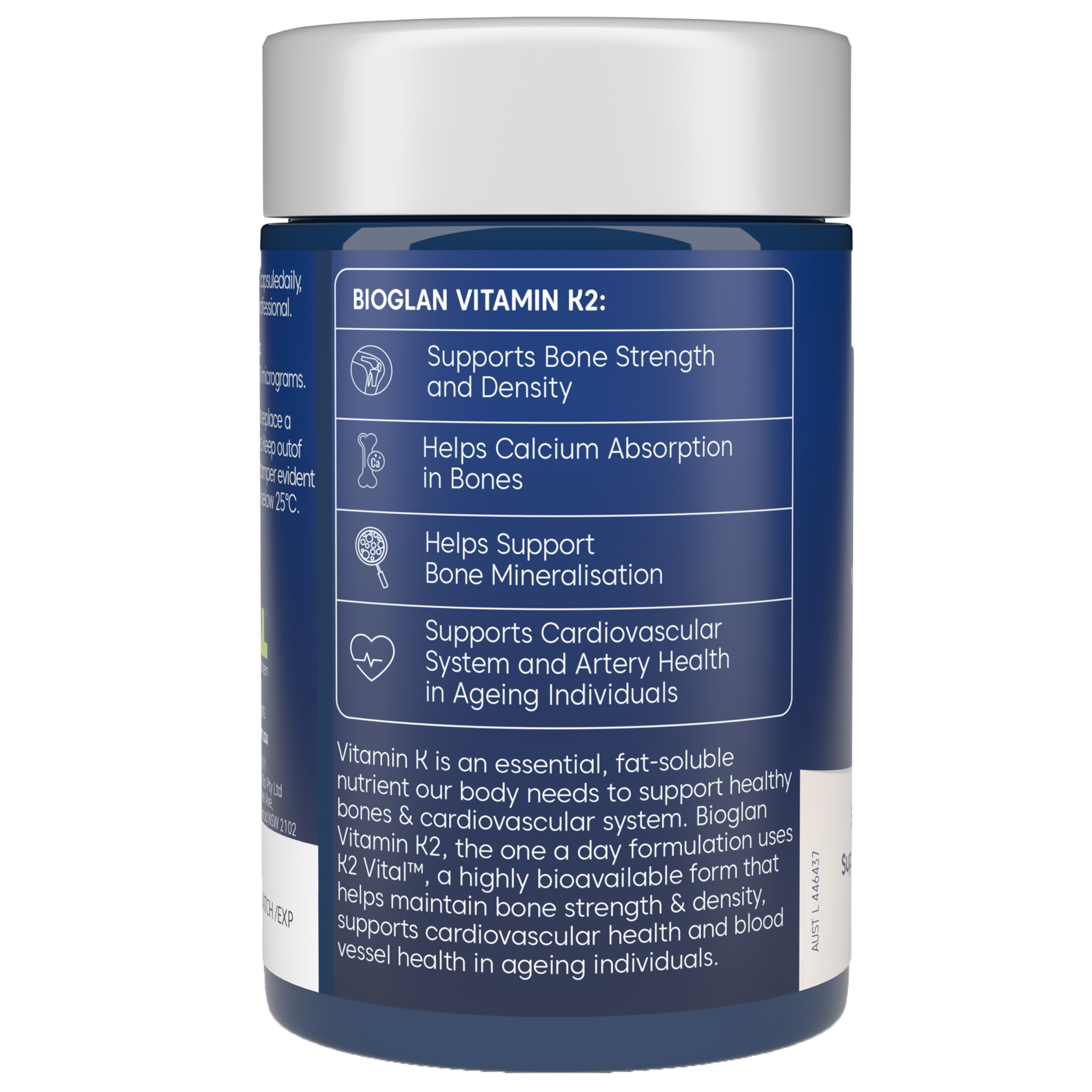 Bioglan Vitamin K2 60 capsules - Image 2